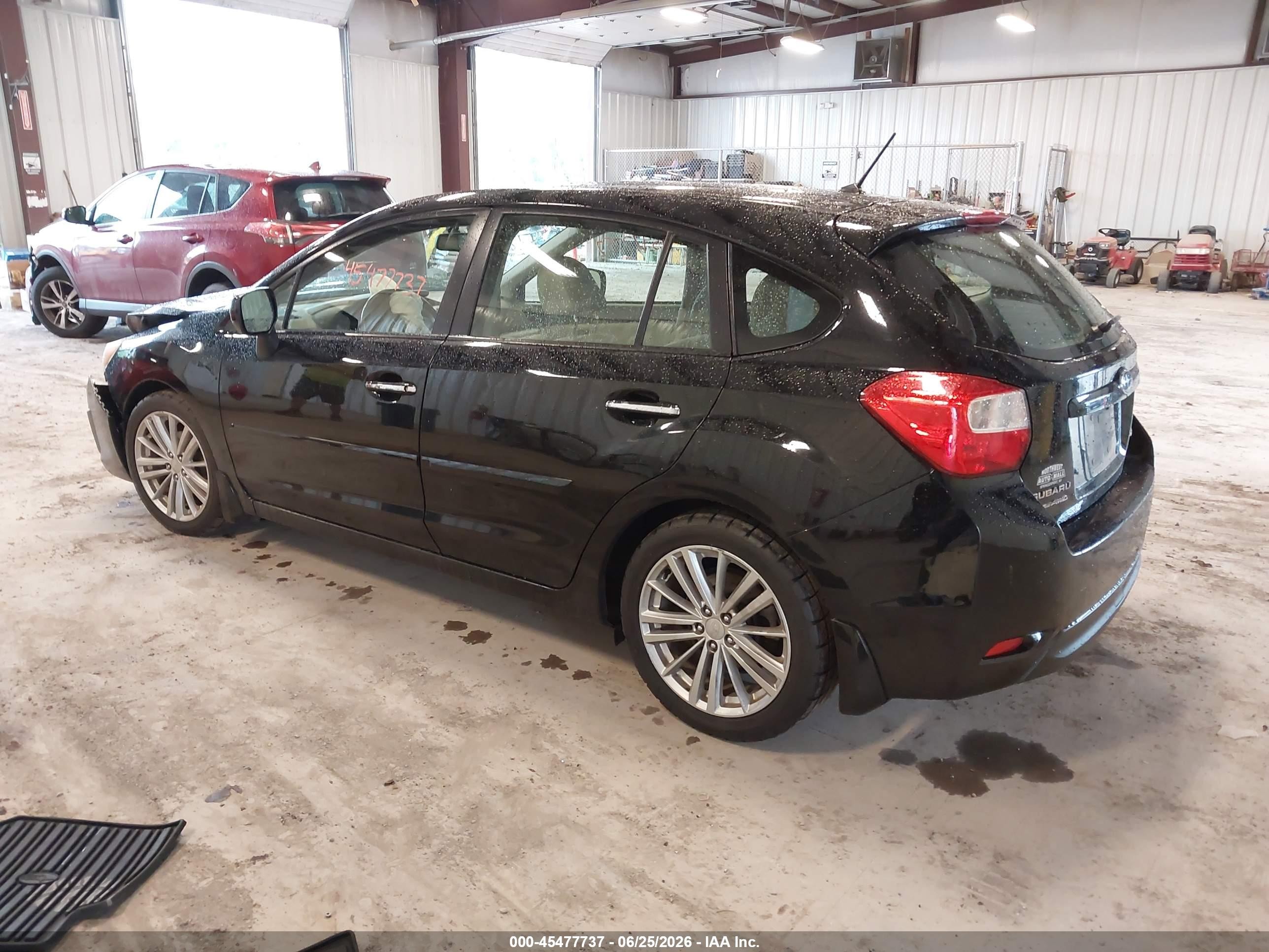 2012 Subaru Impreza 2.0i Limited Black vin: JF1GPAG60CH227873