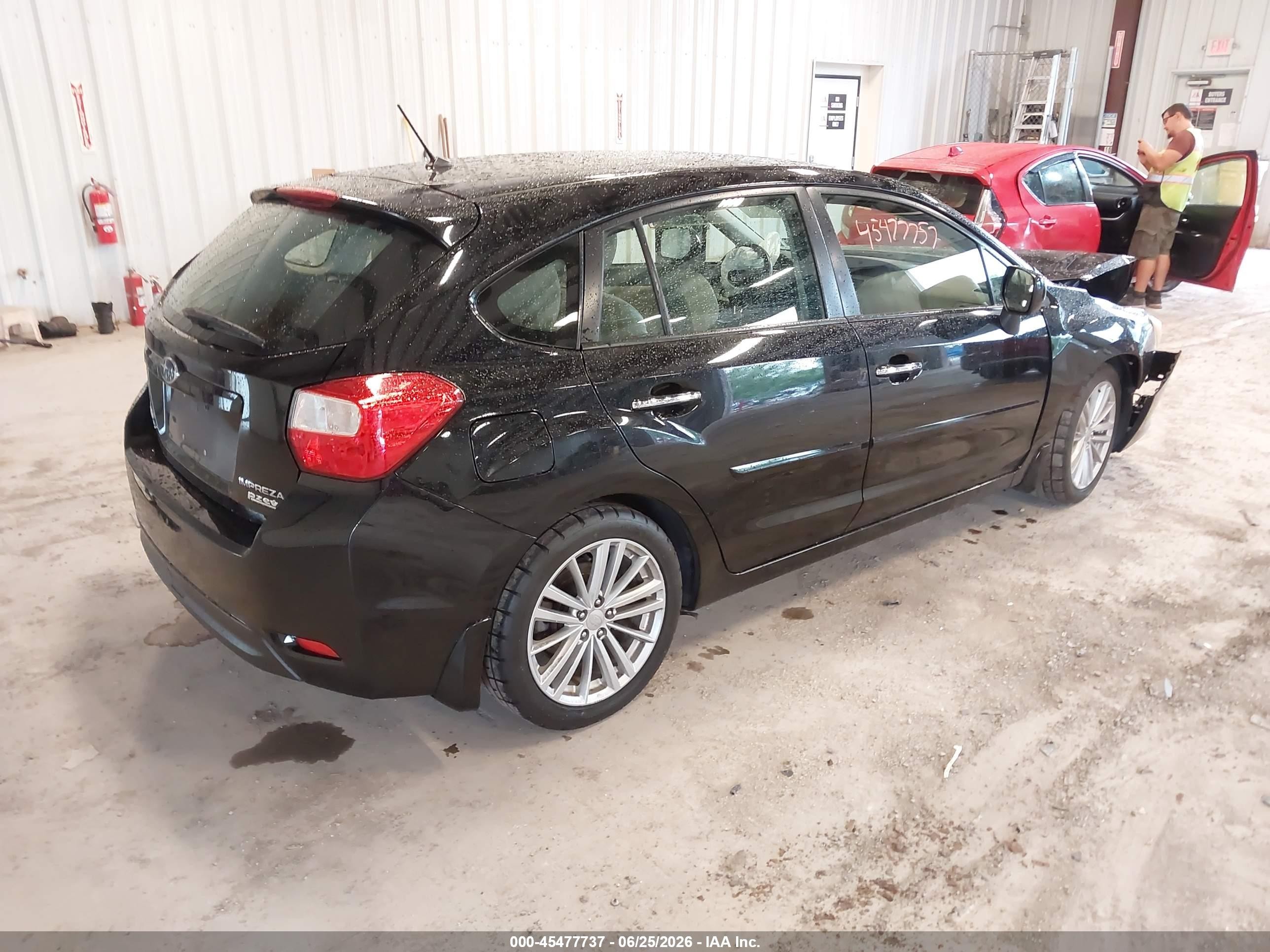 2012 Subaru Impreza 2.0i Limited Black vin: JF1GPAG60CH227873