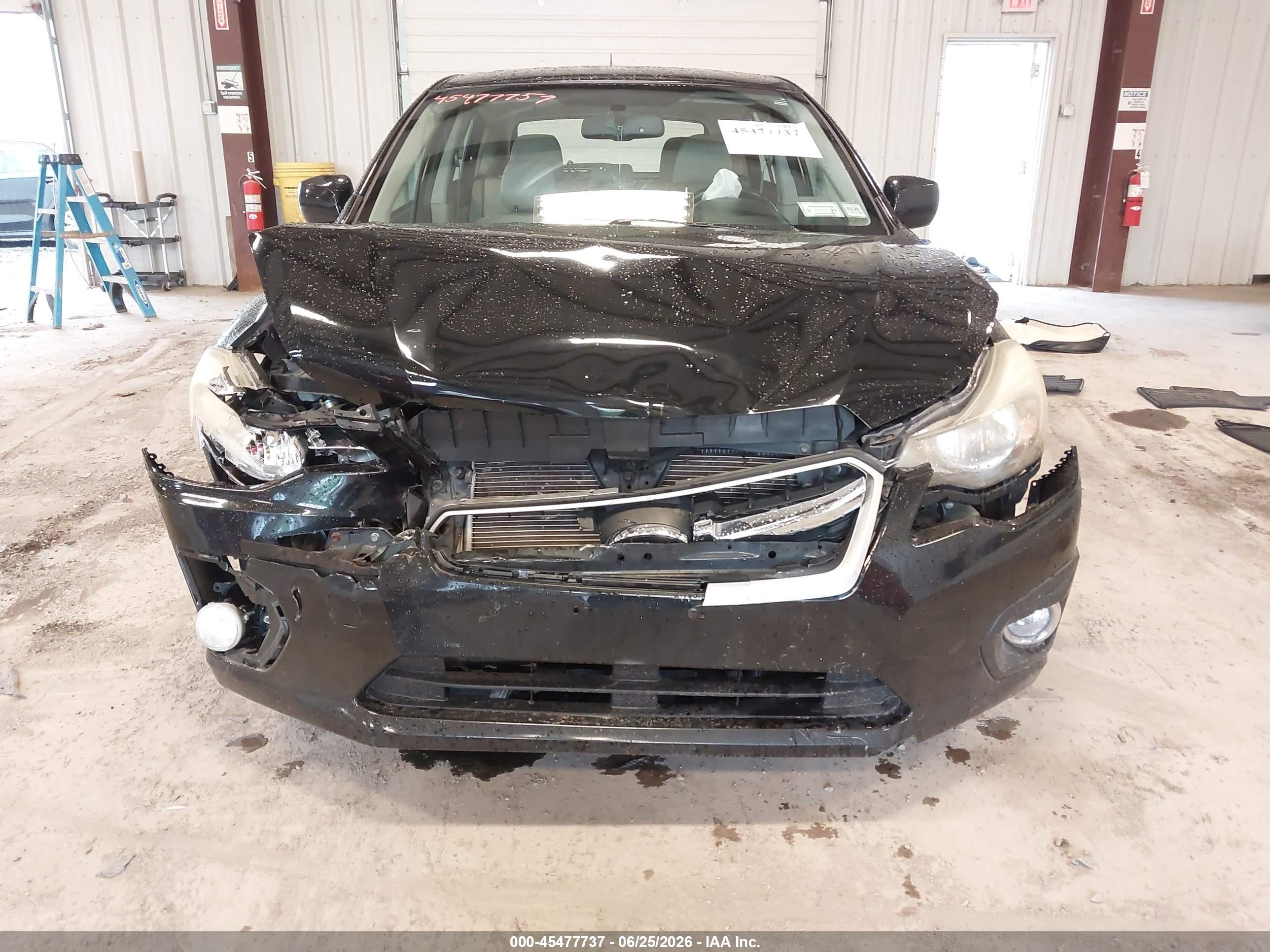 2012 Subaru Impreza 2.0i Limited Black vin: JF1GPAG60CH227873