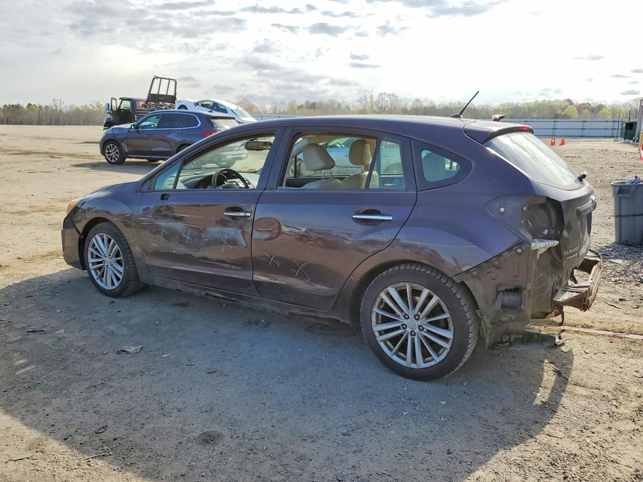 2012 Subaru Impreza Limited Purple vin: JF1GPAG60CH236332