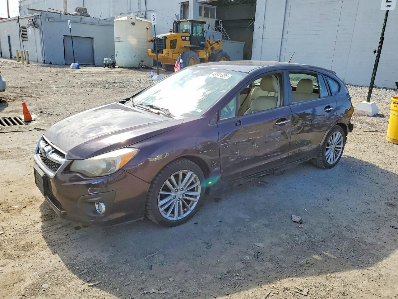 2012 Subaru Impreza Limited Purple vin: JF1GPAG60CH236332