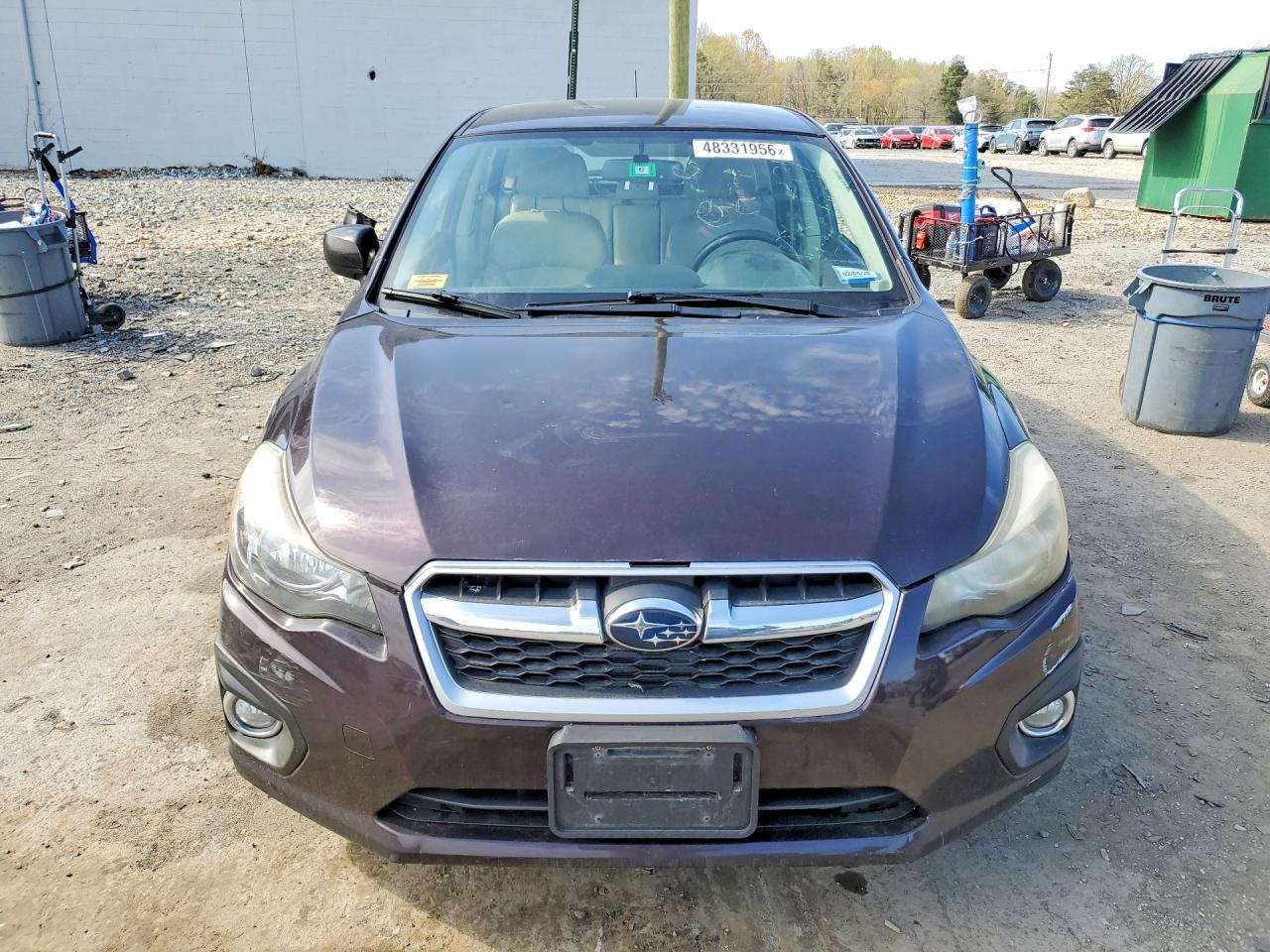 2012 Subaru Impreza Limited Purple vin: JF1GPAG60CH236332