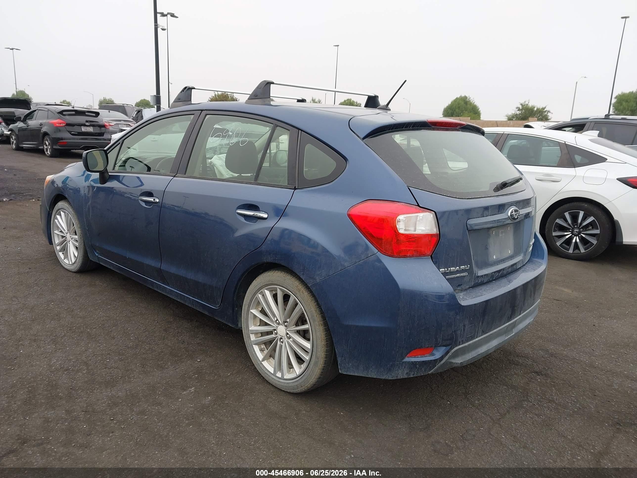 2013 Subaru Impreza 2.0i Limited Blue vin: JF1GPAG60DH846488