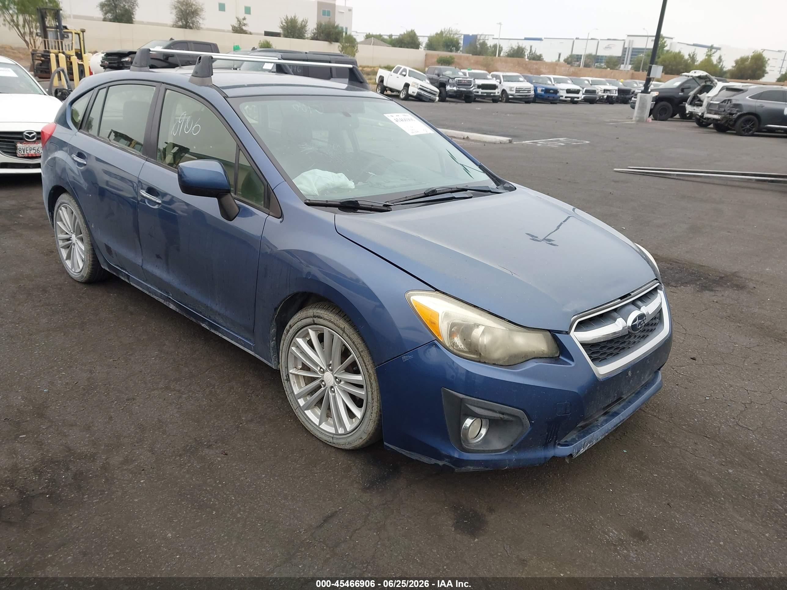 2013 Subaru Impreza 2.0i Limited Blue vin: JF1GPAG60DH846488