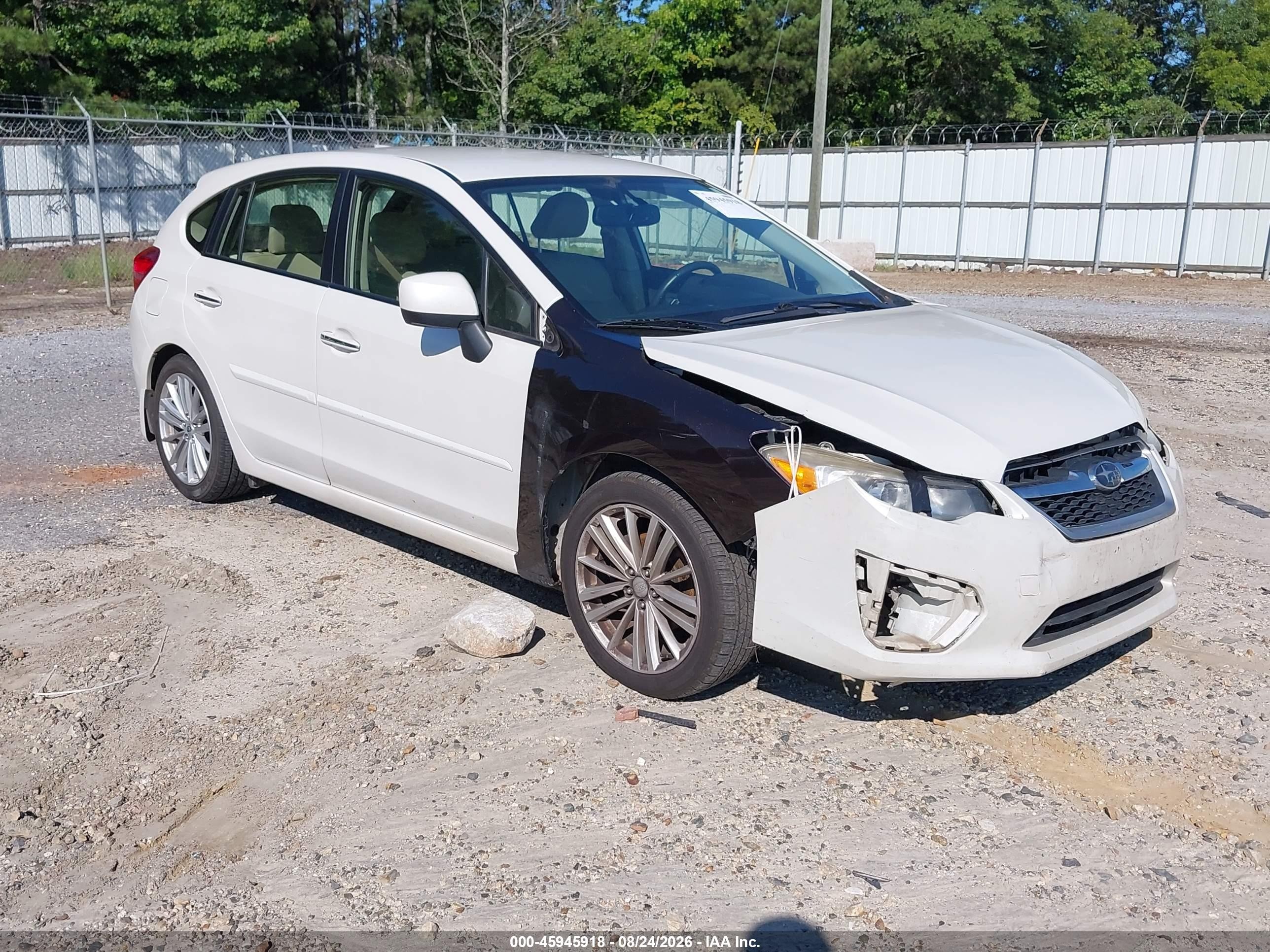 2012 Subaru Impreza 2.0i Limited White vin: JF1GPAG62CH243573