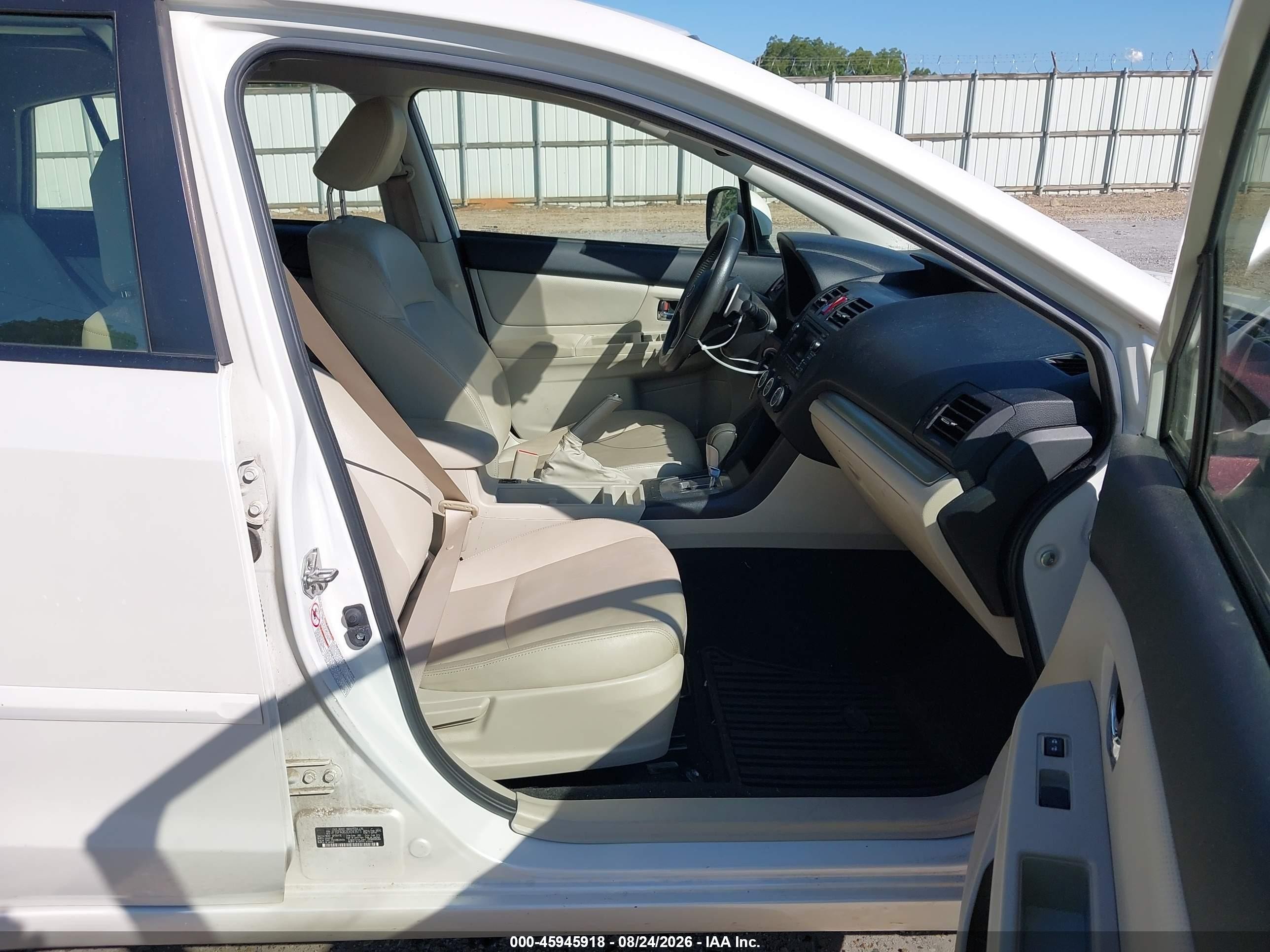 2012 Subaru Impreza 2.0i Limited White vin: JF1GPAG62CH243573