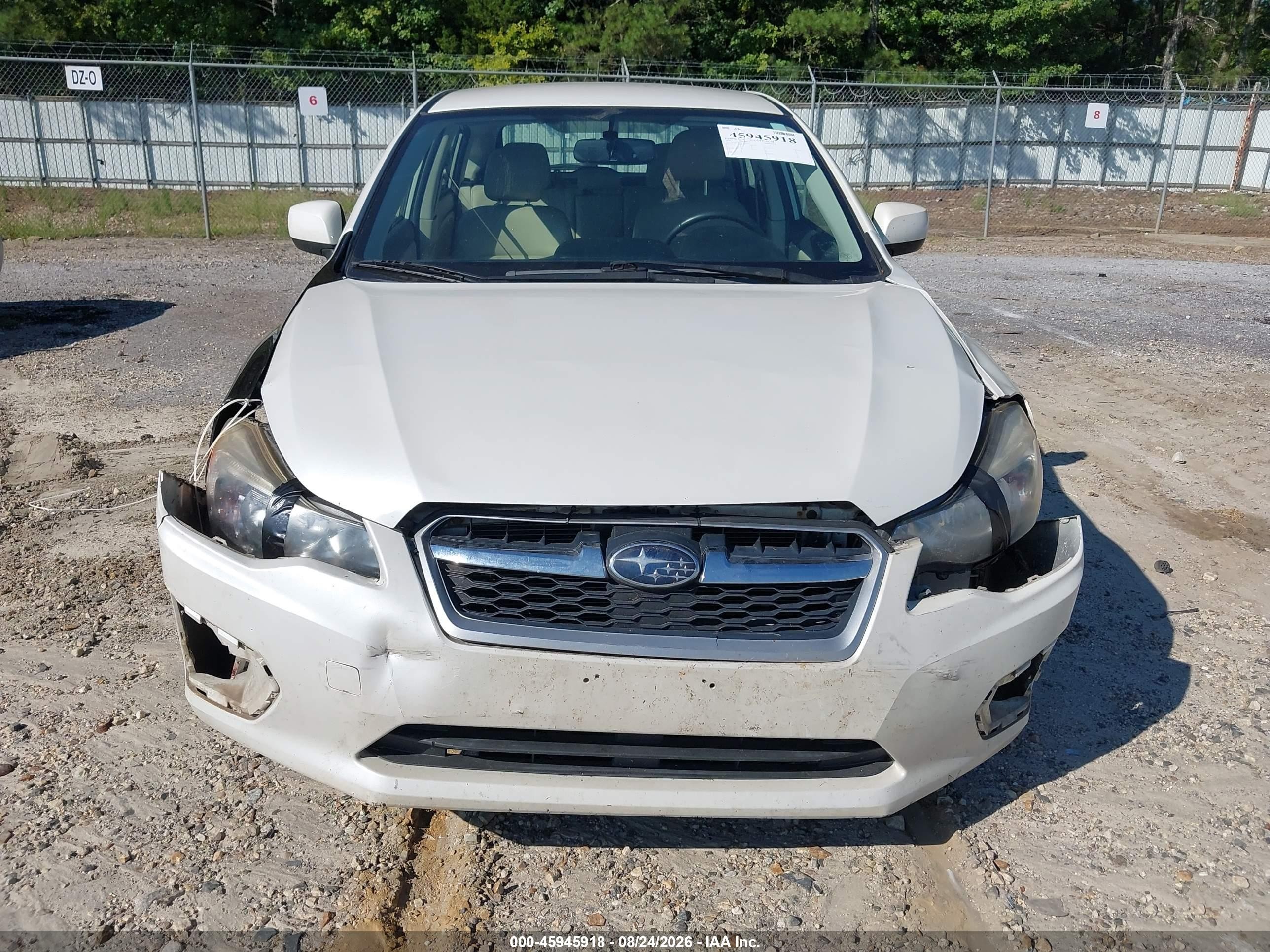 2012 Subaru Impreza 2.0i Limited White vin: JF1GPAG62CH243573