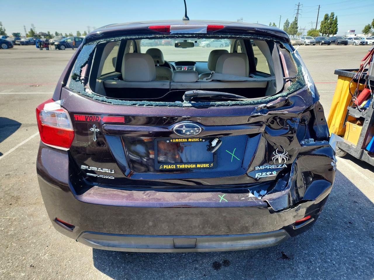 2012 Subaru Impreza Limited Burgundy vin: JF1GPAG63CH244893
