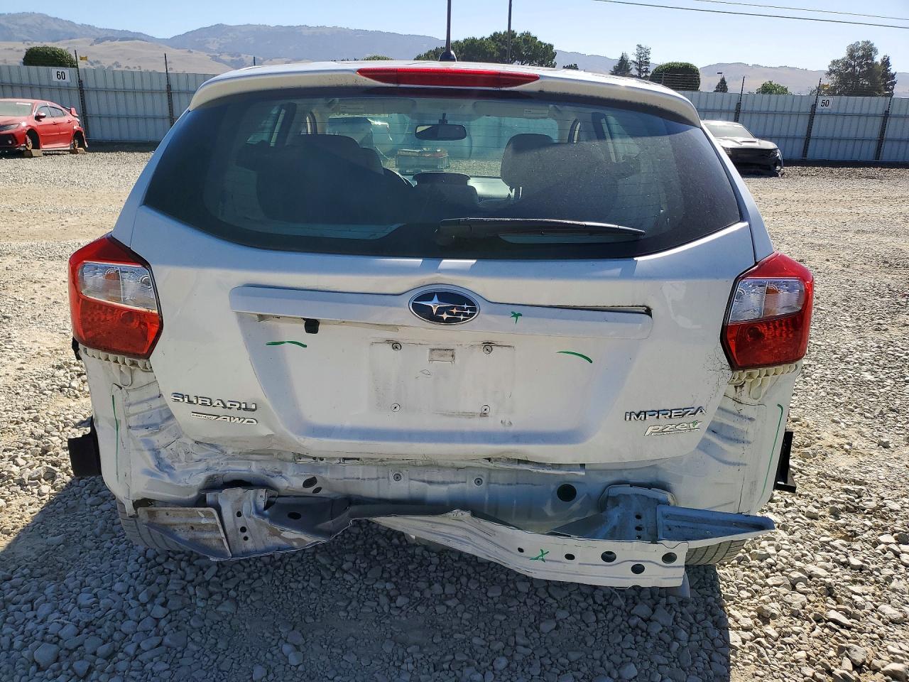 2014 Subaru Impreza Limited White vin: JF1GPAG64E8280319