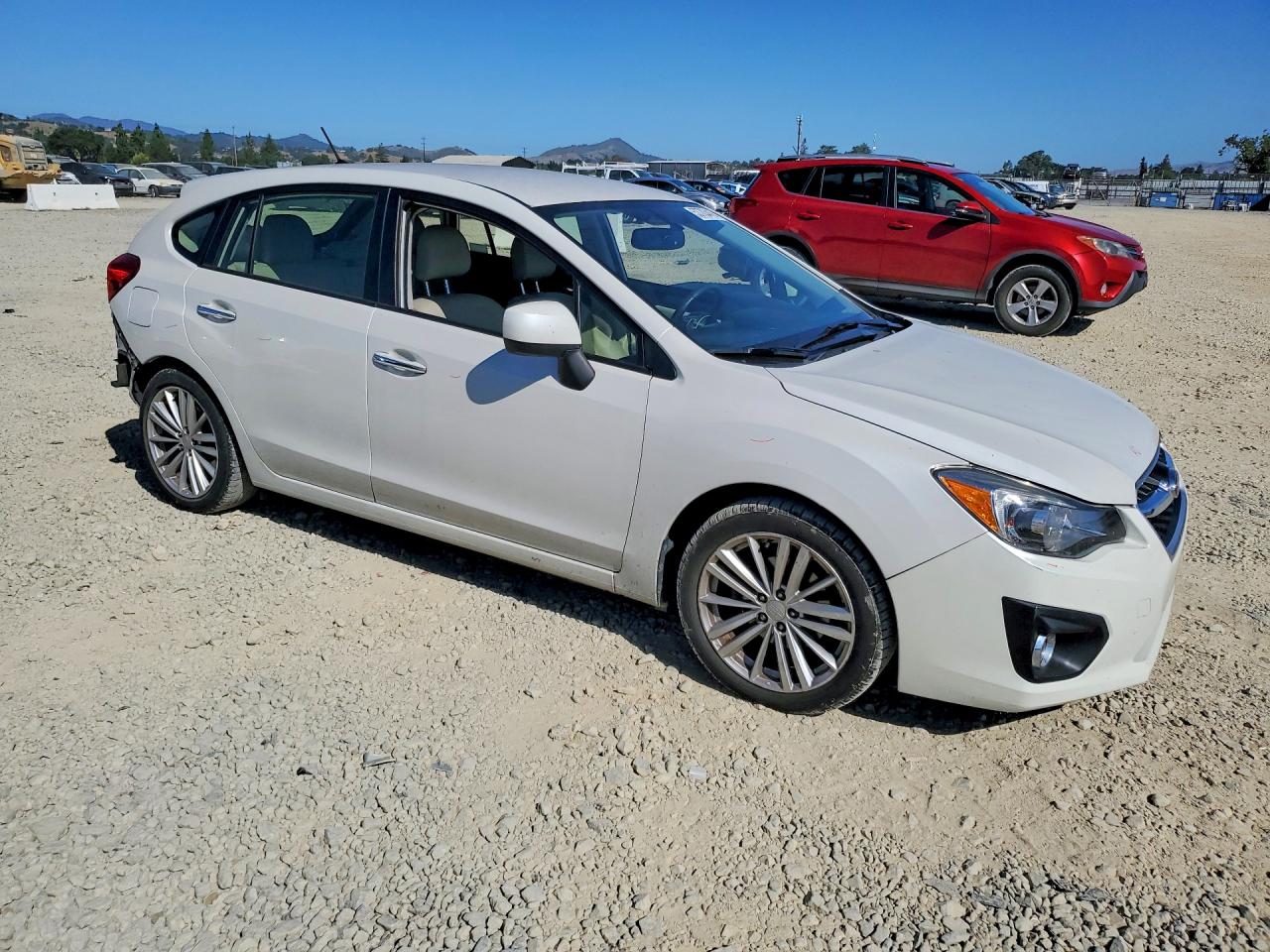 2014 Subaru Impreza Limited White vin: JF1GPAG64E8280319