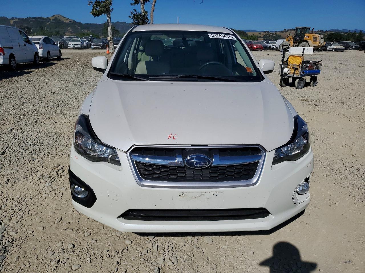 2014 Subaru Impreza Limited White vin: JF1GPAG64E8280319