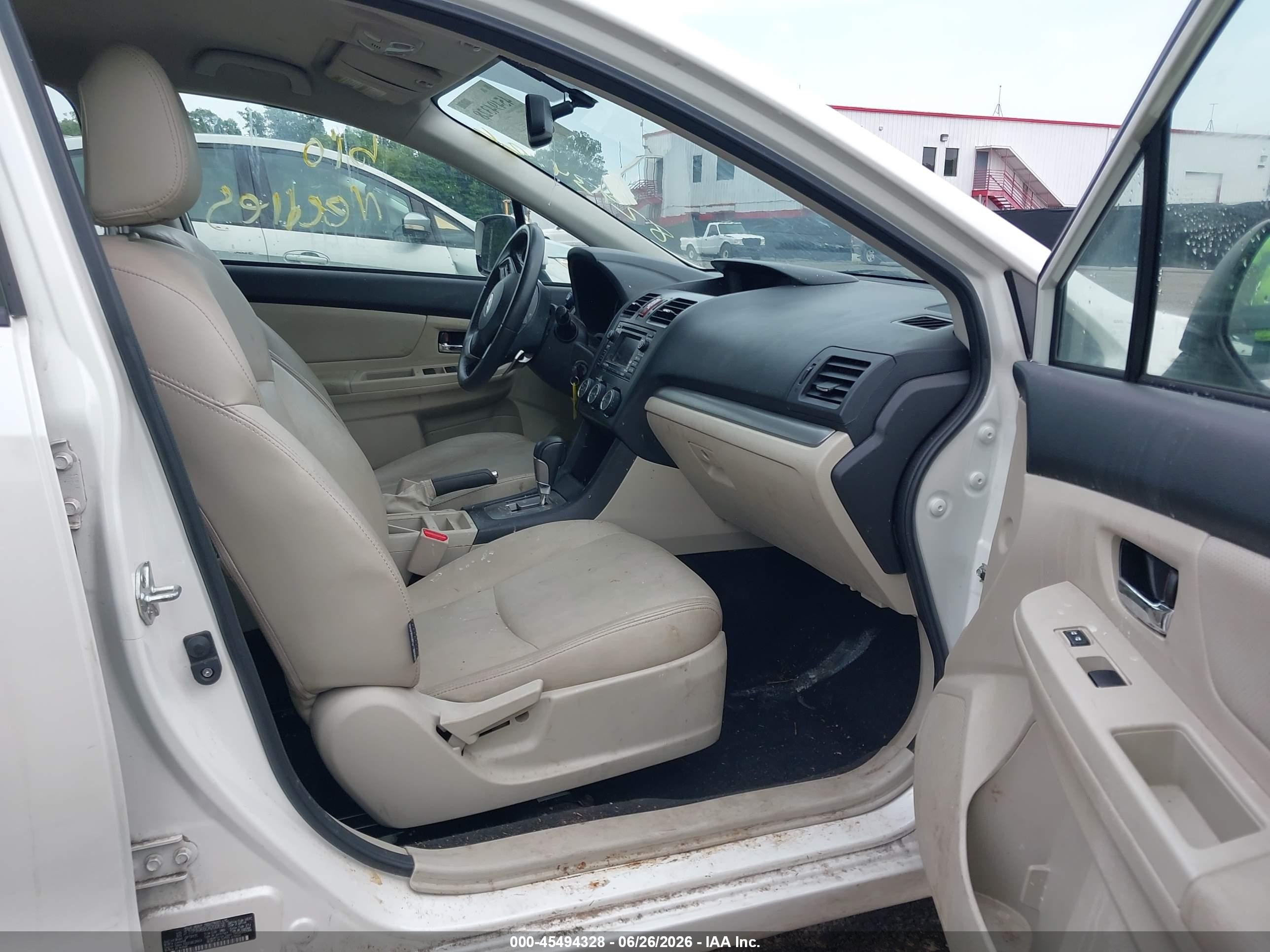 2012 Subaru Impreza 2.0i Limited White vin: JF1GPAG65CH200636