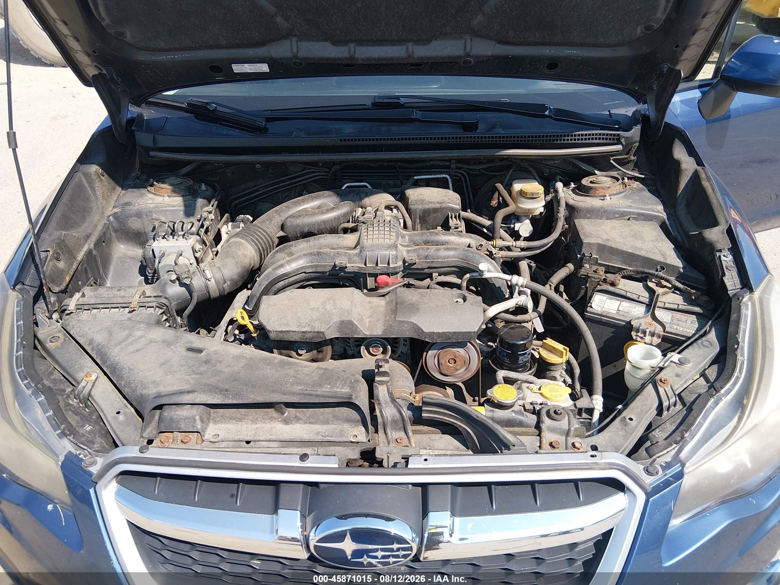 2013 Subaru Impreza 2.0i Limited Синий vin: JF1GPAG65D2877559