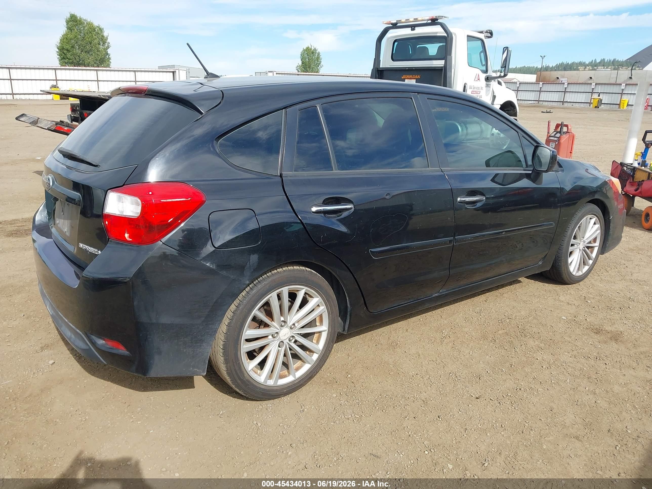 2012 Subaru Impreza 2.0i Limited Black vin: JF1GPAG66CH215145