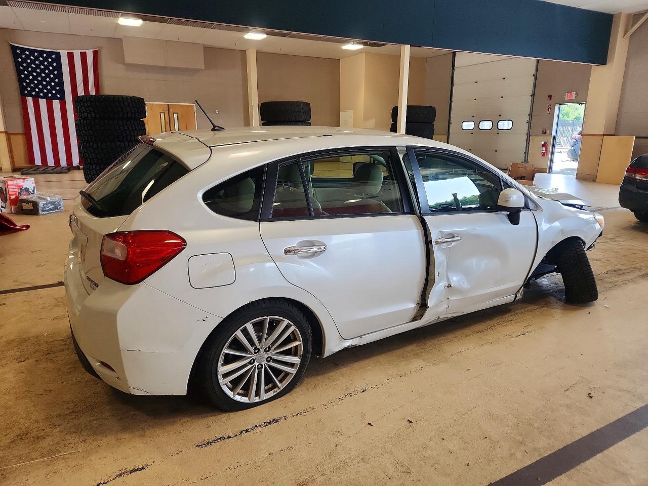 2013 Subaru Impreza Limited White vin: JF1GPAG66D2875237