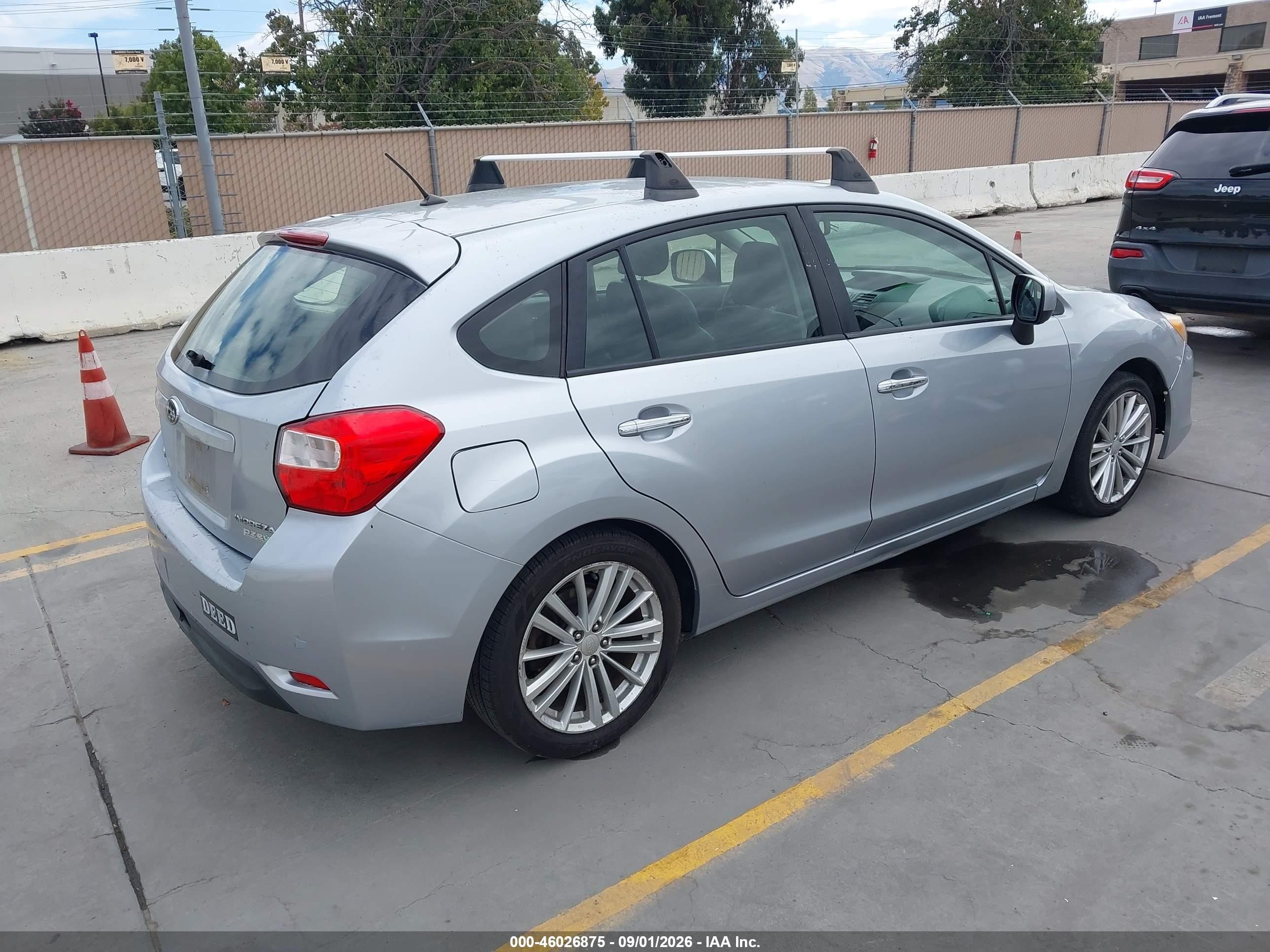 2012 Subaru Impreza 2.0i Limited Silver vin: JF1GPAG69CH216662