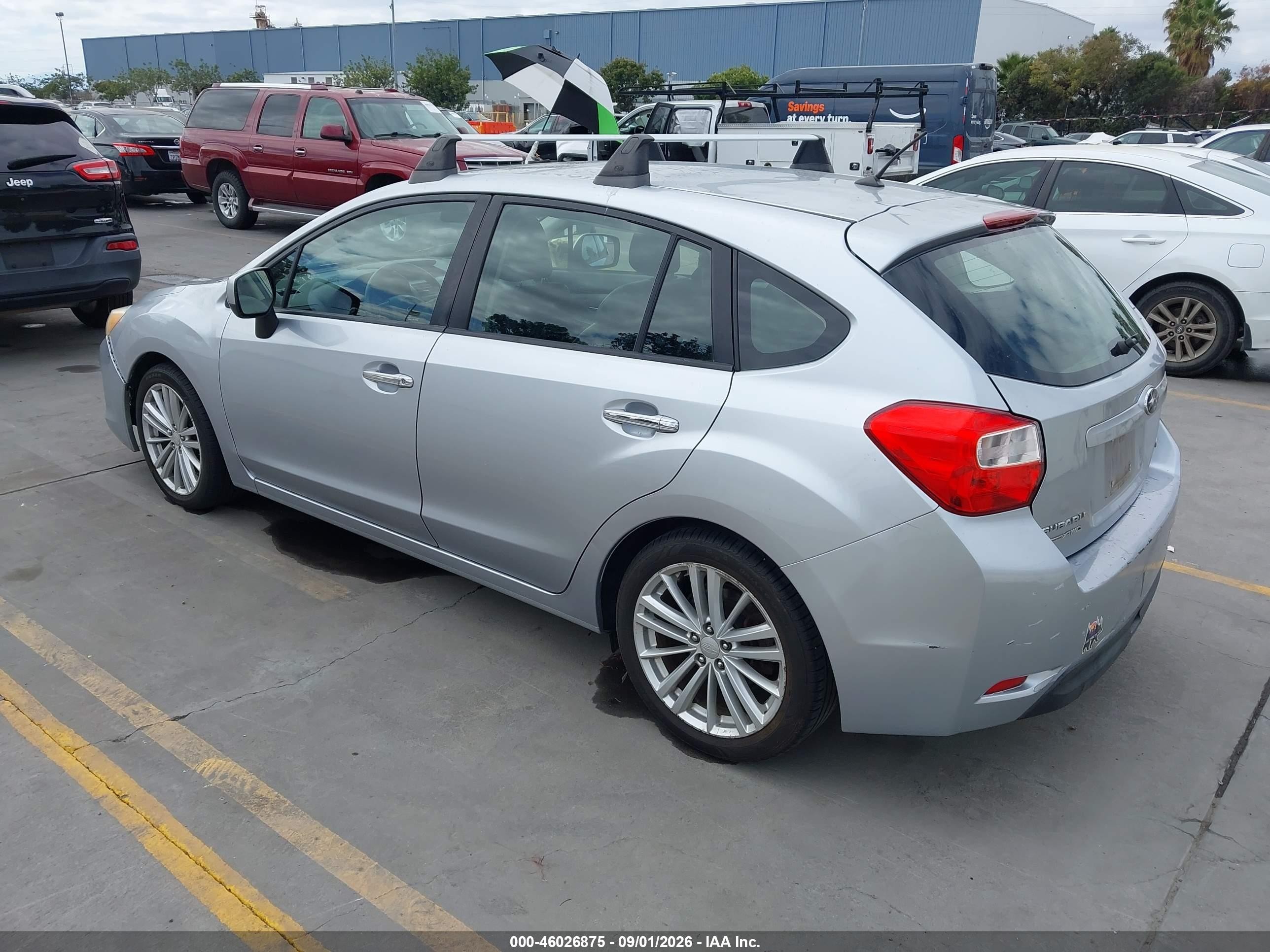 2012 Subaru Impreza 2.0i Limited Silver vin: JF1GPAG69CH216662