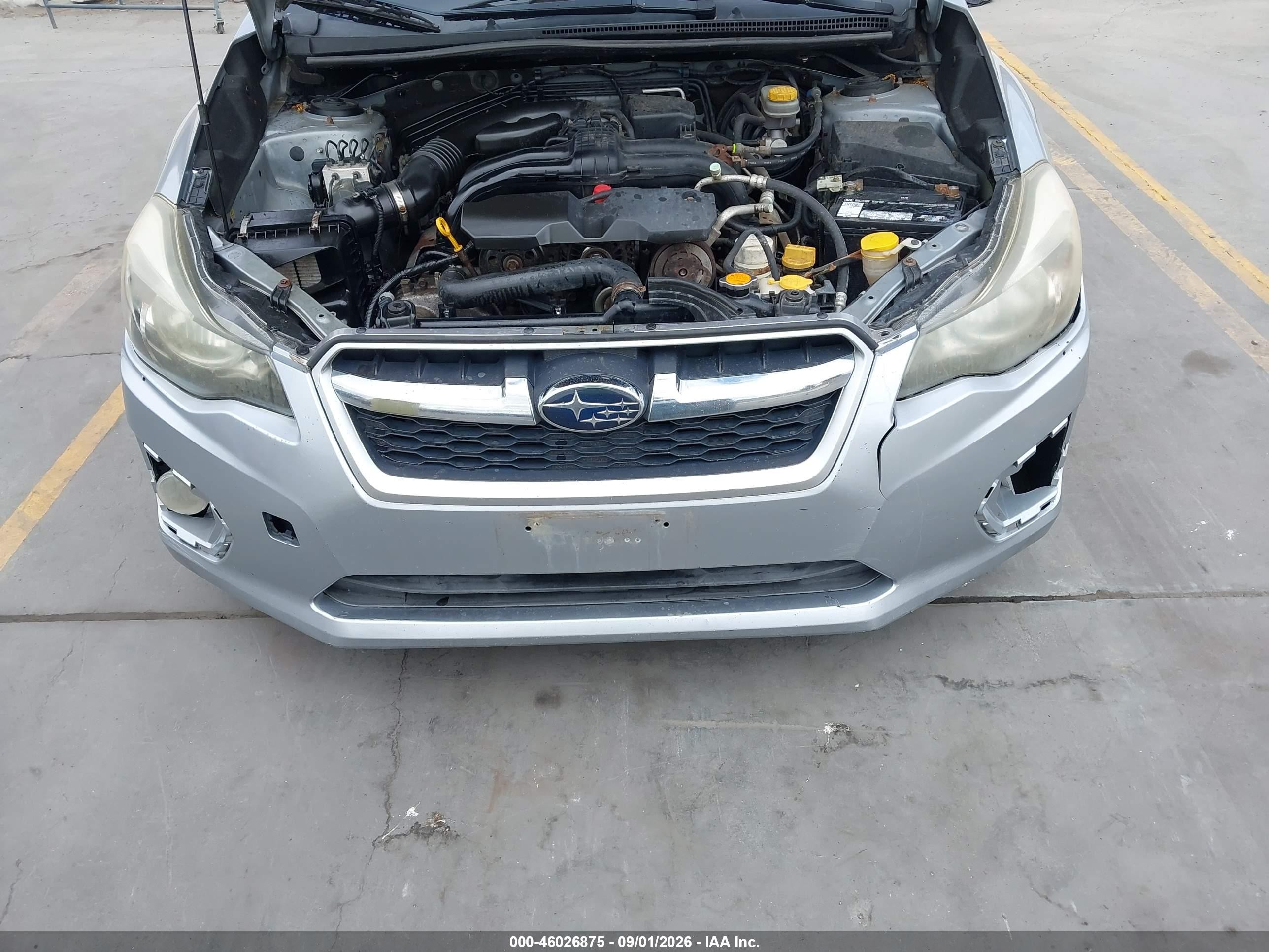 2012 Subaru Impreza 2.0i Limited Silver vin: JF1GPAG69CH216662