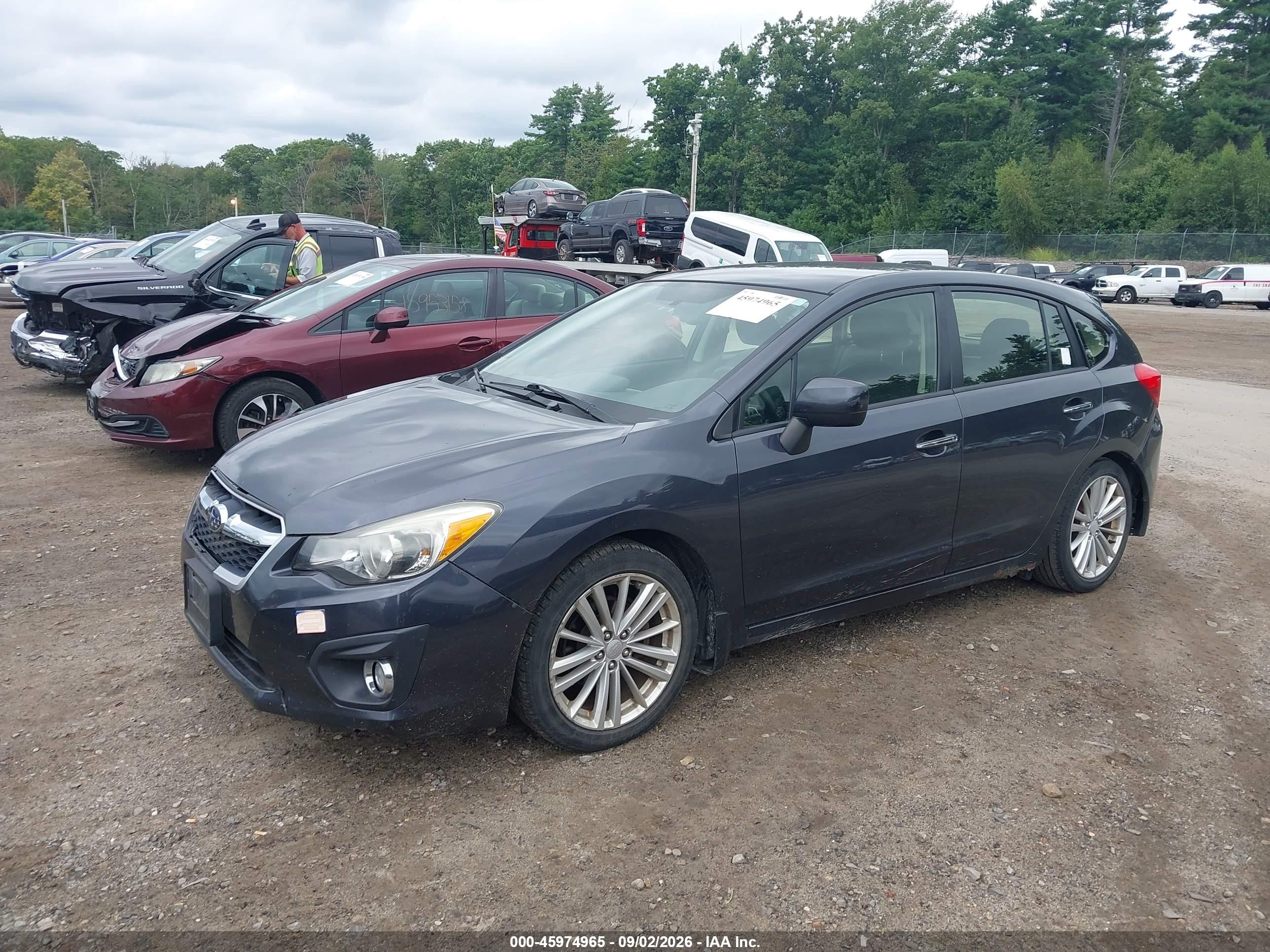 2014 Subaru Impreza 2.0i Limited Серый vin: JF1GPAG69E8238969