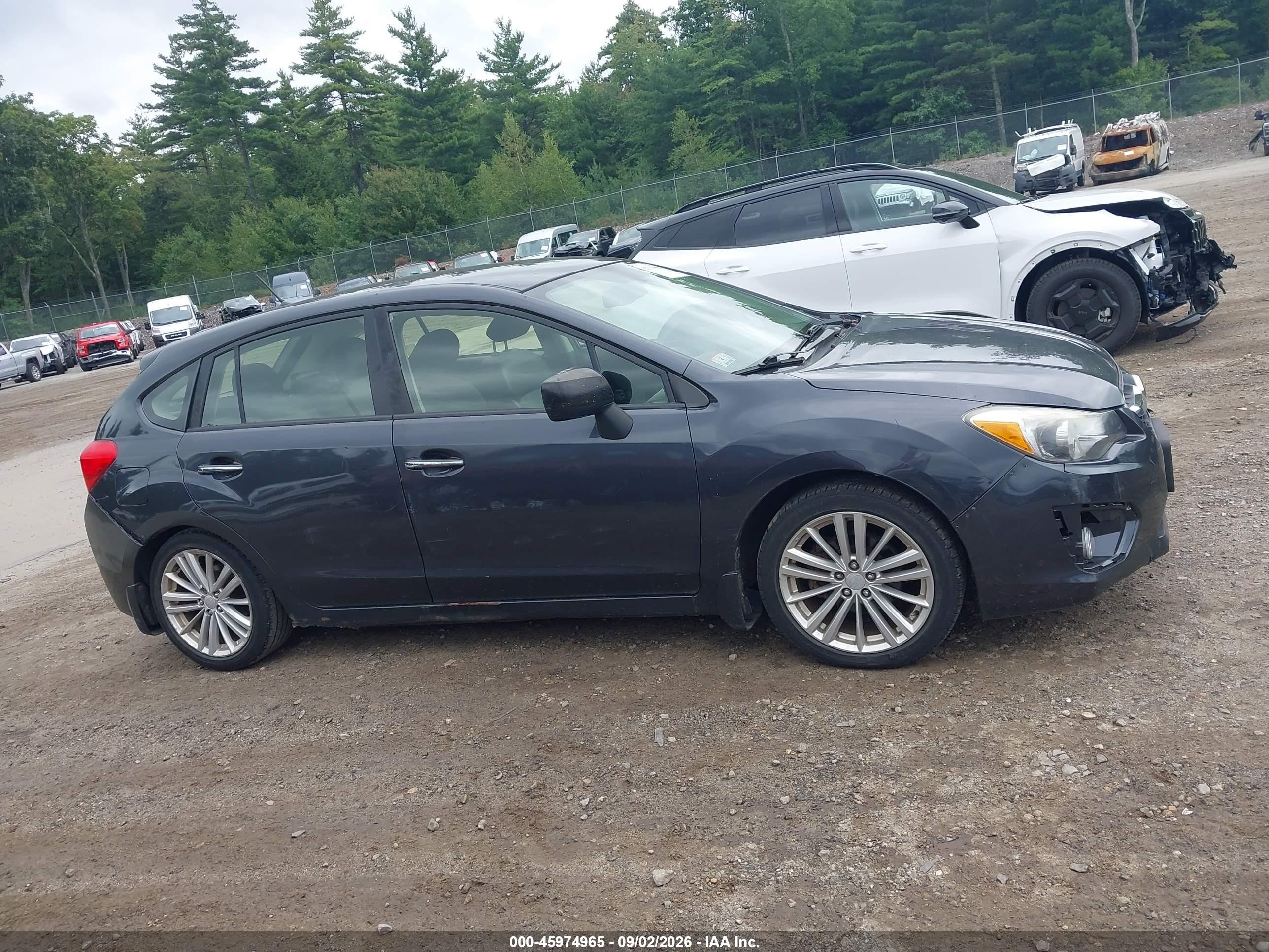 2014 Subaru Impreza 2.0i Limited Серый vin: JF1GPAG69E8238969