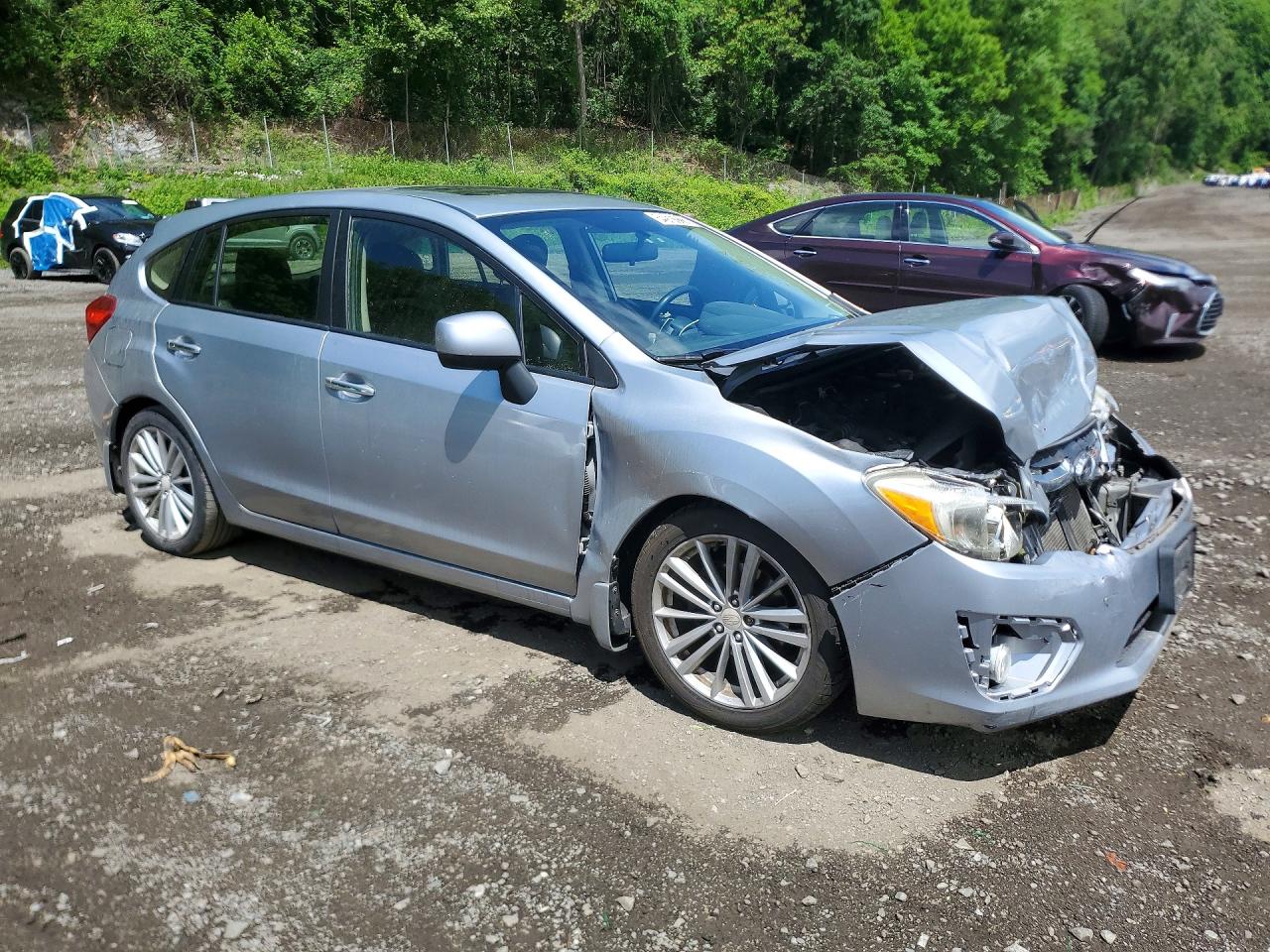 2013 Subaru Impreza Limited Silver vin: JF1GPAH60D2844967