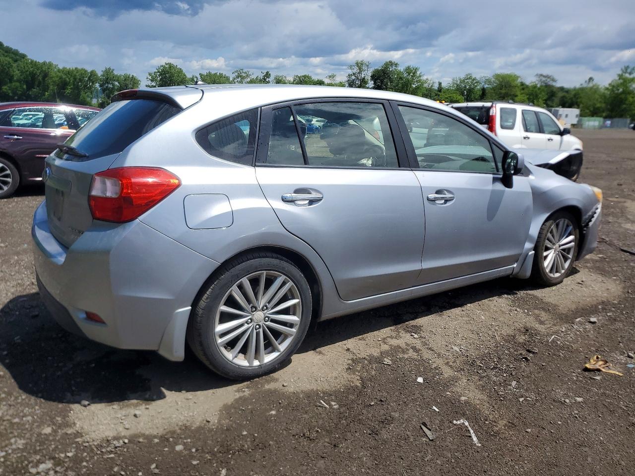 2013 Subaru Impreza Limited Silver vin: JF1GPAH60D2844967