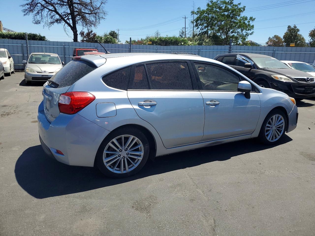 2013 Subaru Impreza Limited Silver vin: JF1GPAH60D2890878