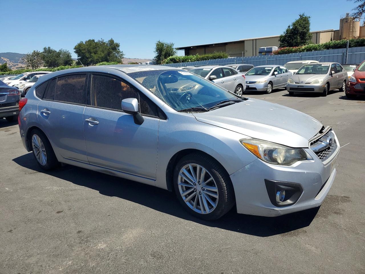 2013 Subaru Impreza Limited Silver vin: JF1GPAH60D2890878