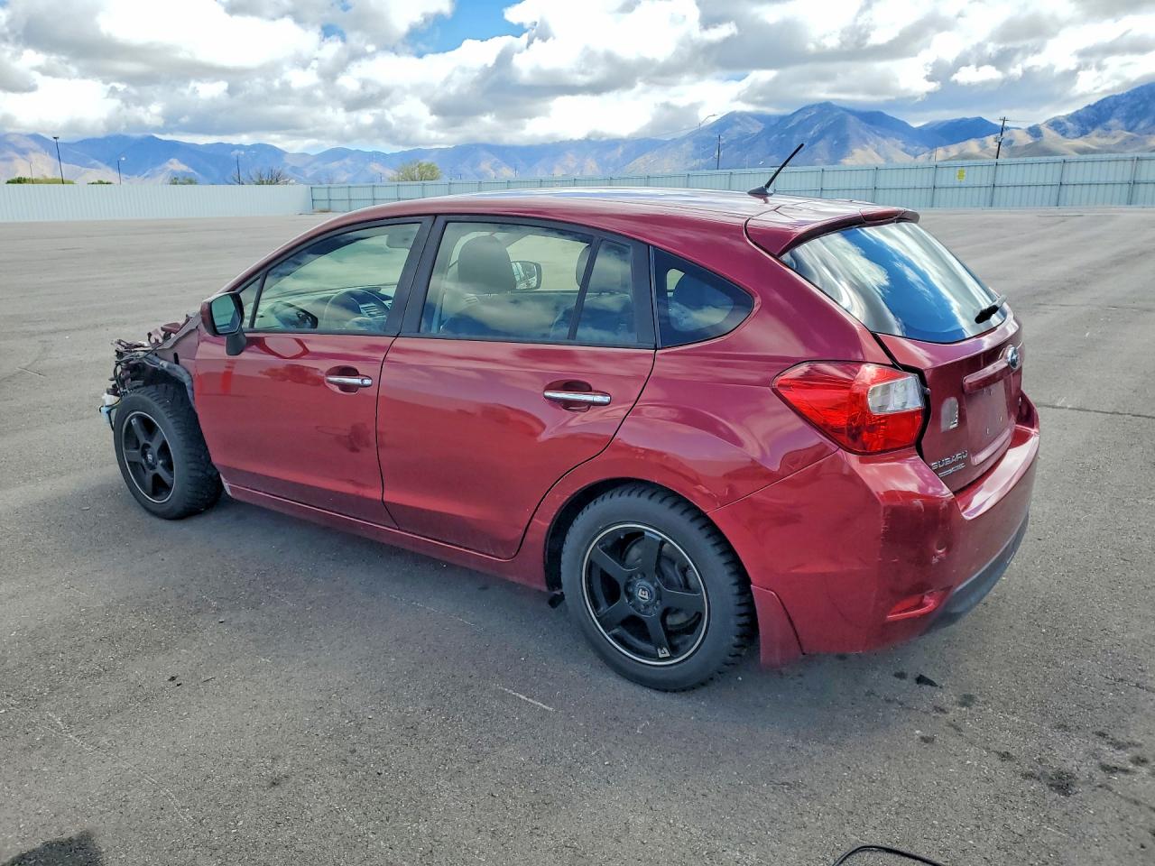 2013 Subaru Impreza Limited Burgundy vin: JF1GPAH60DH871082