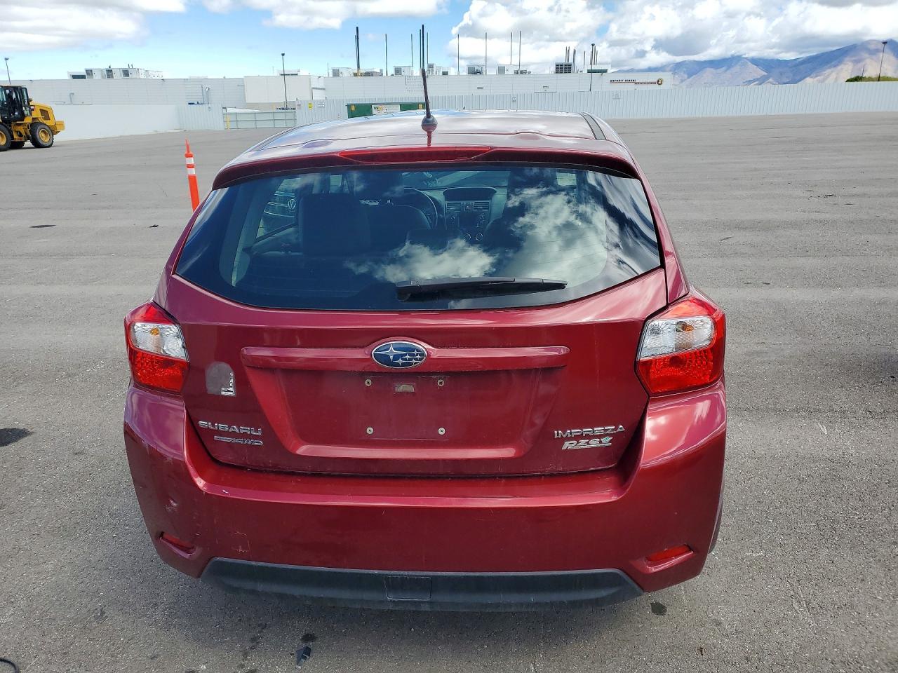 2013 Subaru Impreza Limited Burgundy vin: JF1GPAH60DH871082