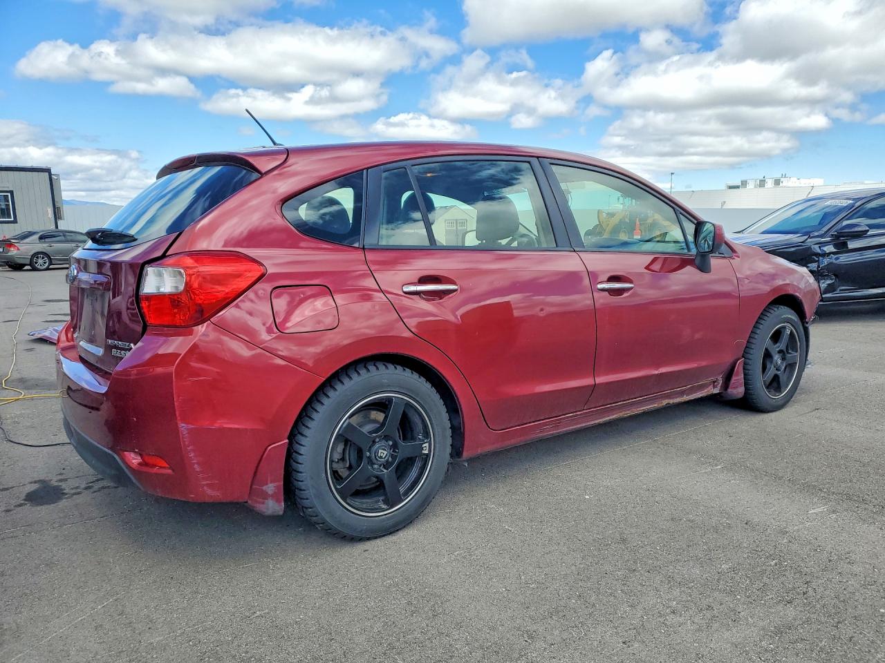 2013 Subaru Impreza Limited Burgundy vin: JF1GPAH60DH871082