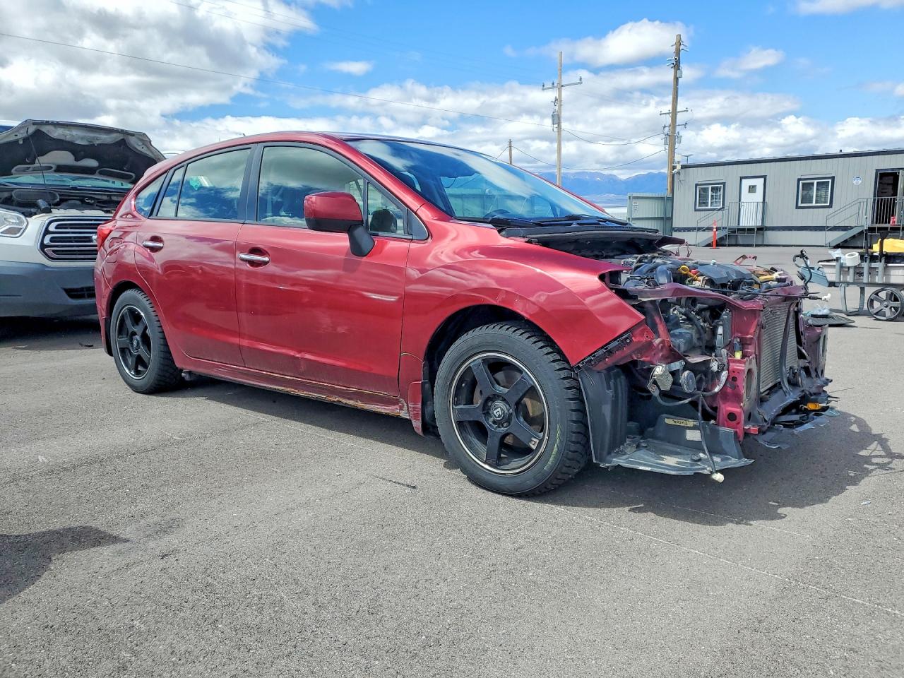 2013 Subaru Impreza Limited Burgundy vin: JF1GPAH60DH871082