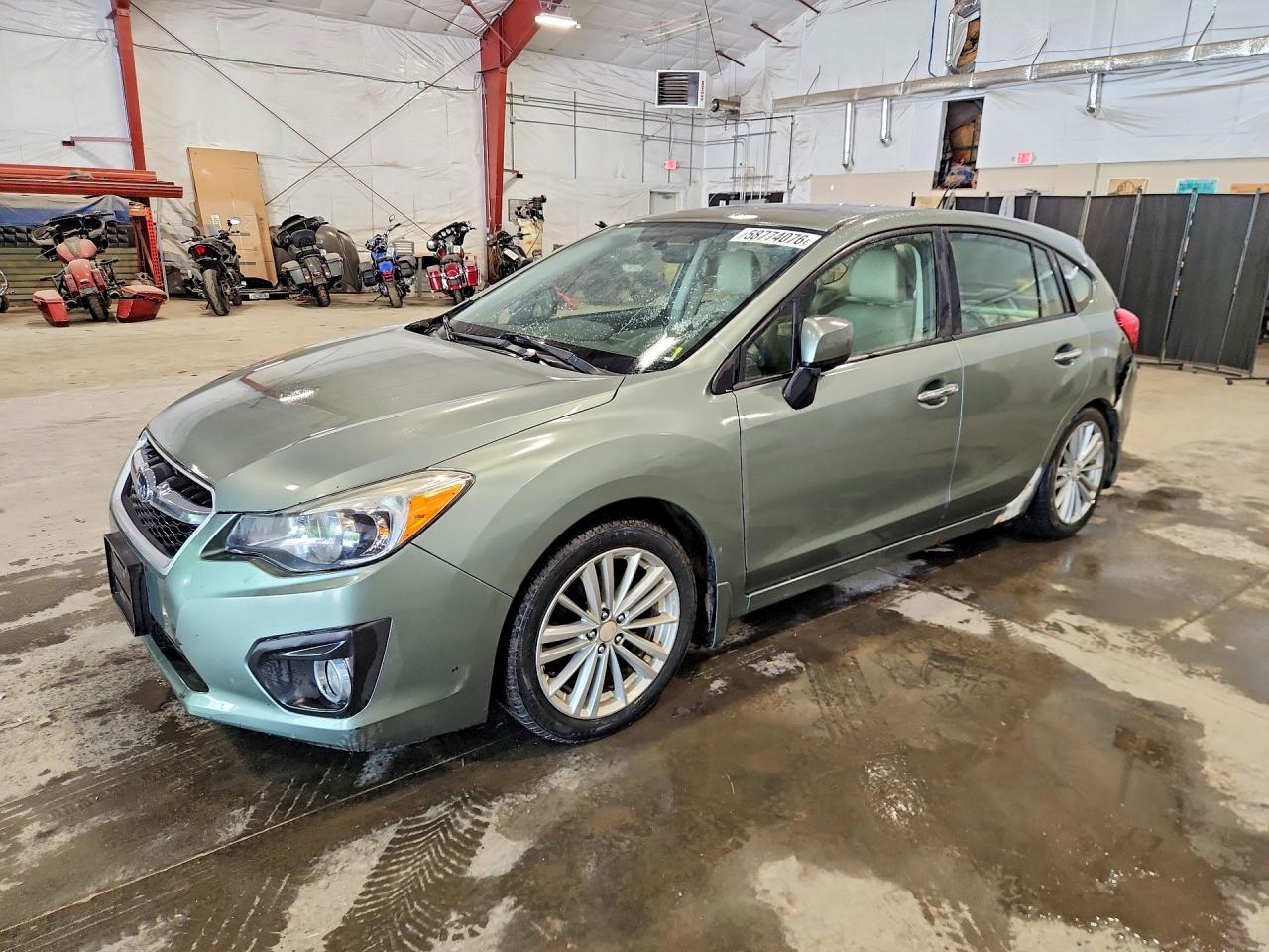2014 Subaru Impreza Limited Green vin: JF1GPAH60E8243430