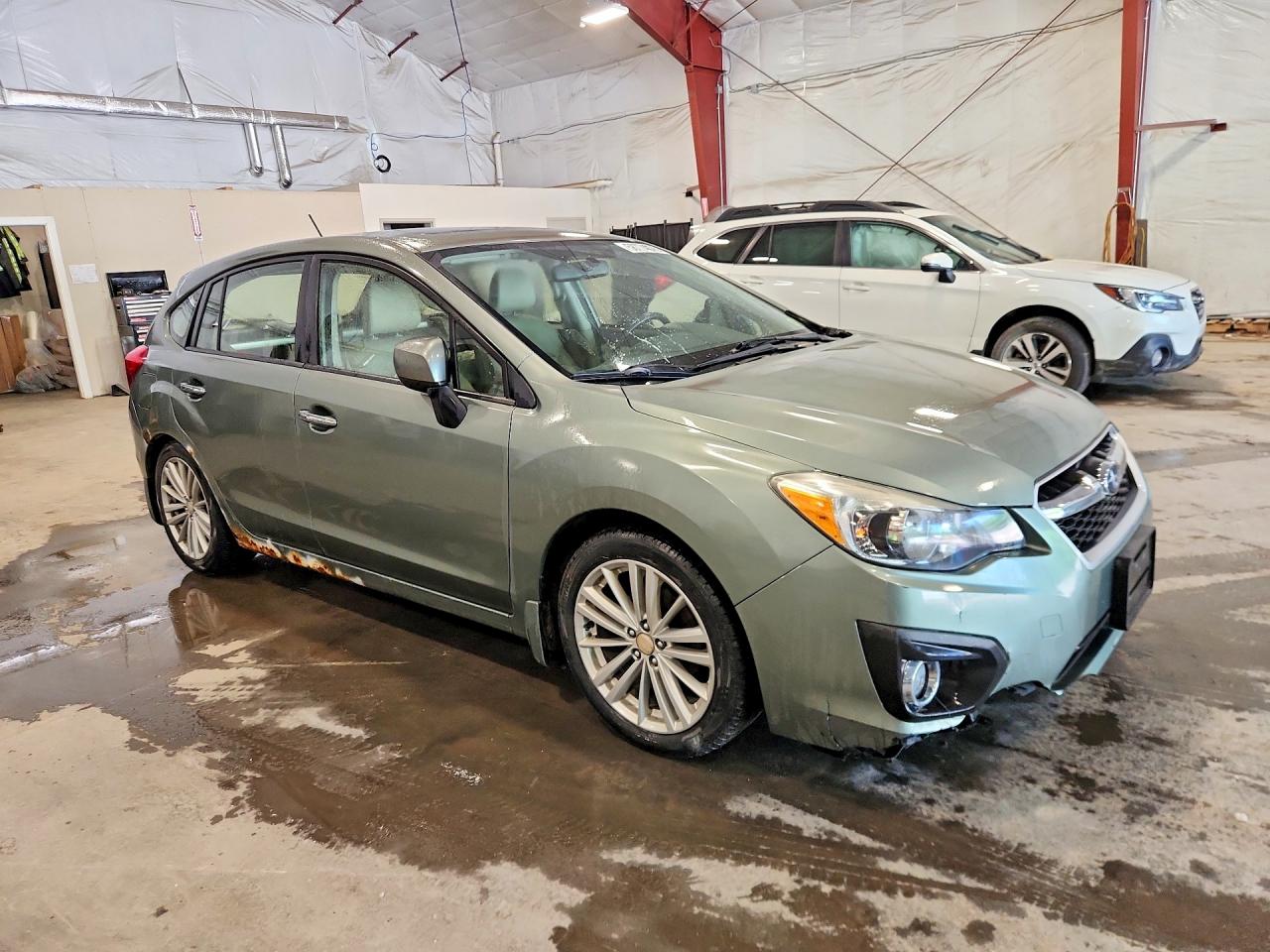 2014 Subaru Impreza Limited Green vin: JF1GPAH60E8243430