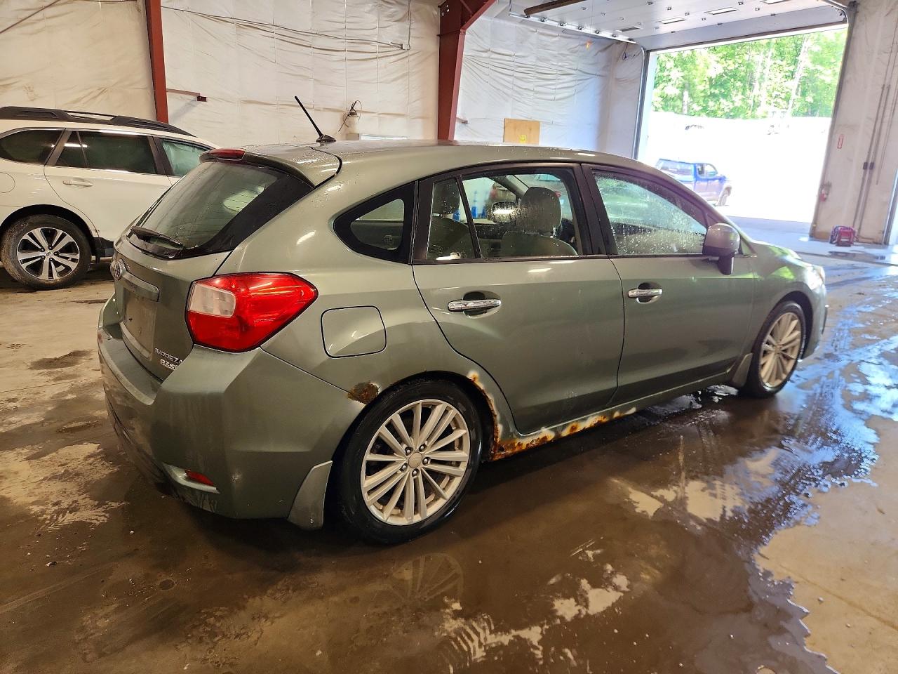 2014 Subaru Impreza Limited Green vin: JF1GPAH60E8243430
