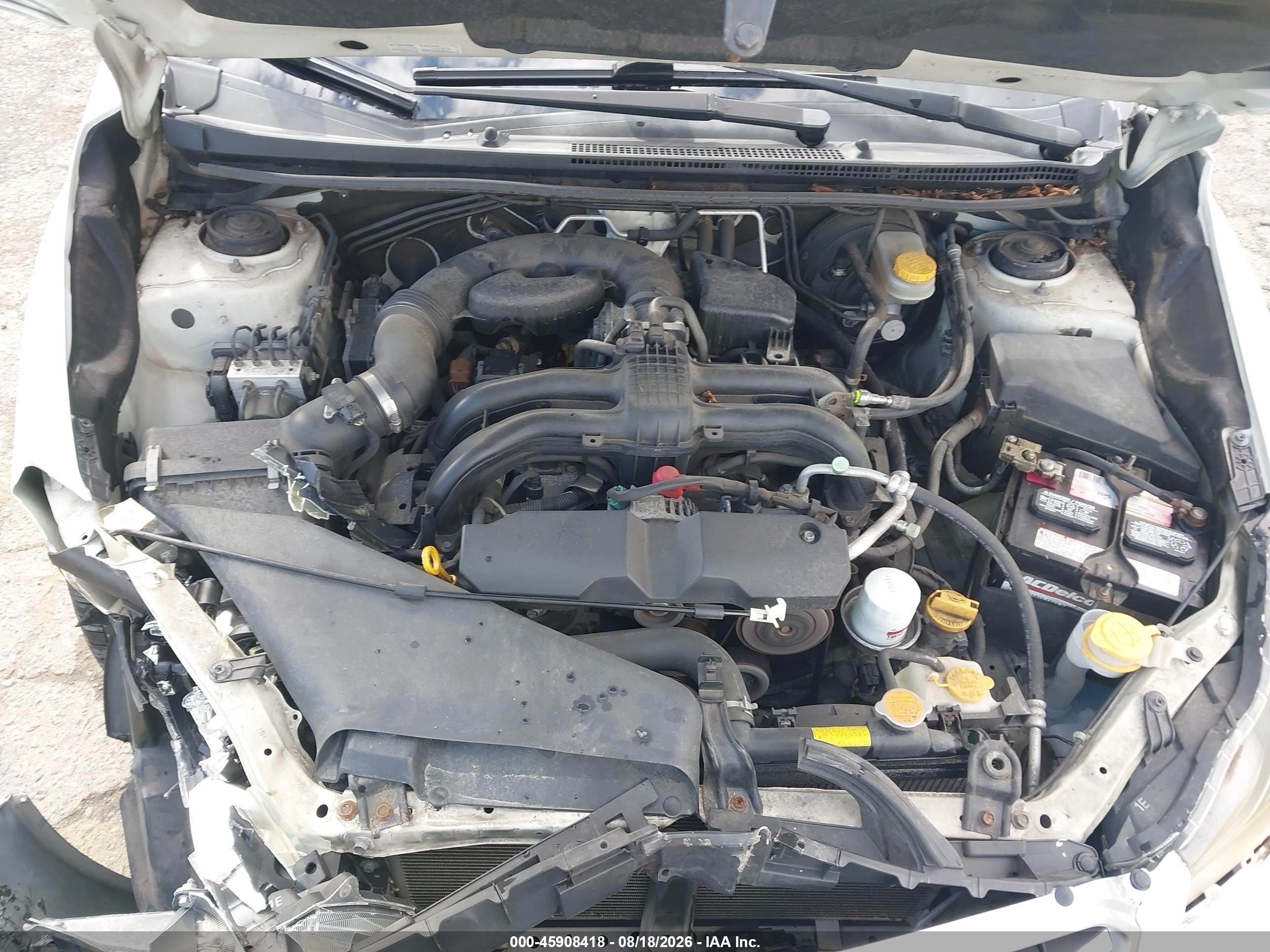 2013 Subaru Impreza 2.0i Limited White vin: JF1GPAH61D2813873