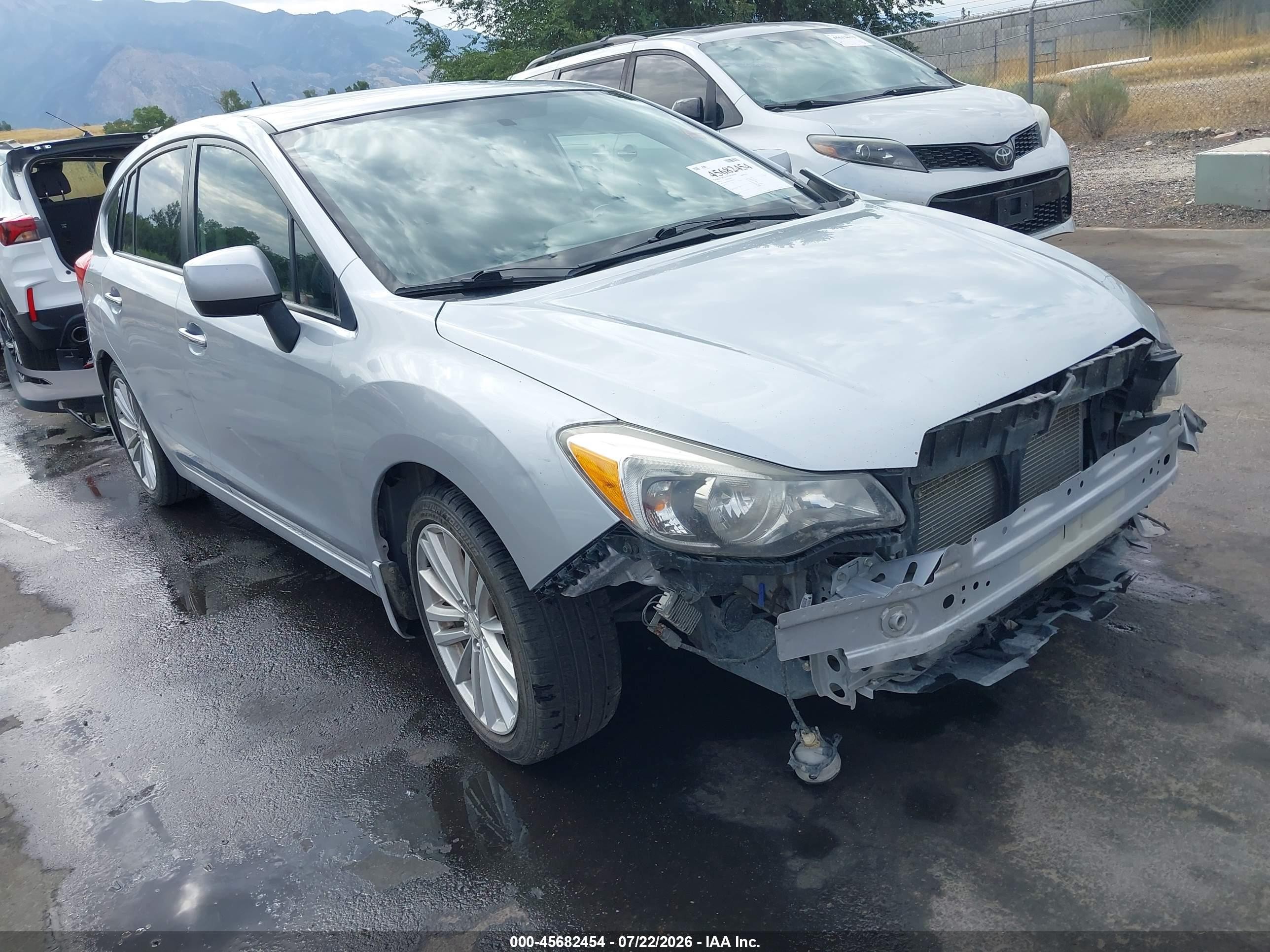 2013 Subaru Impreza 2.0i Limited Silver vin: JF1GPAH61D2827501