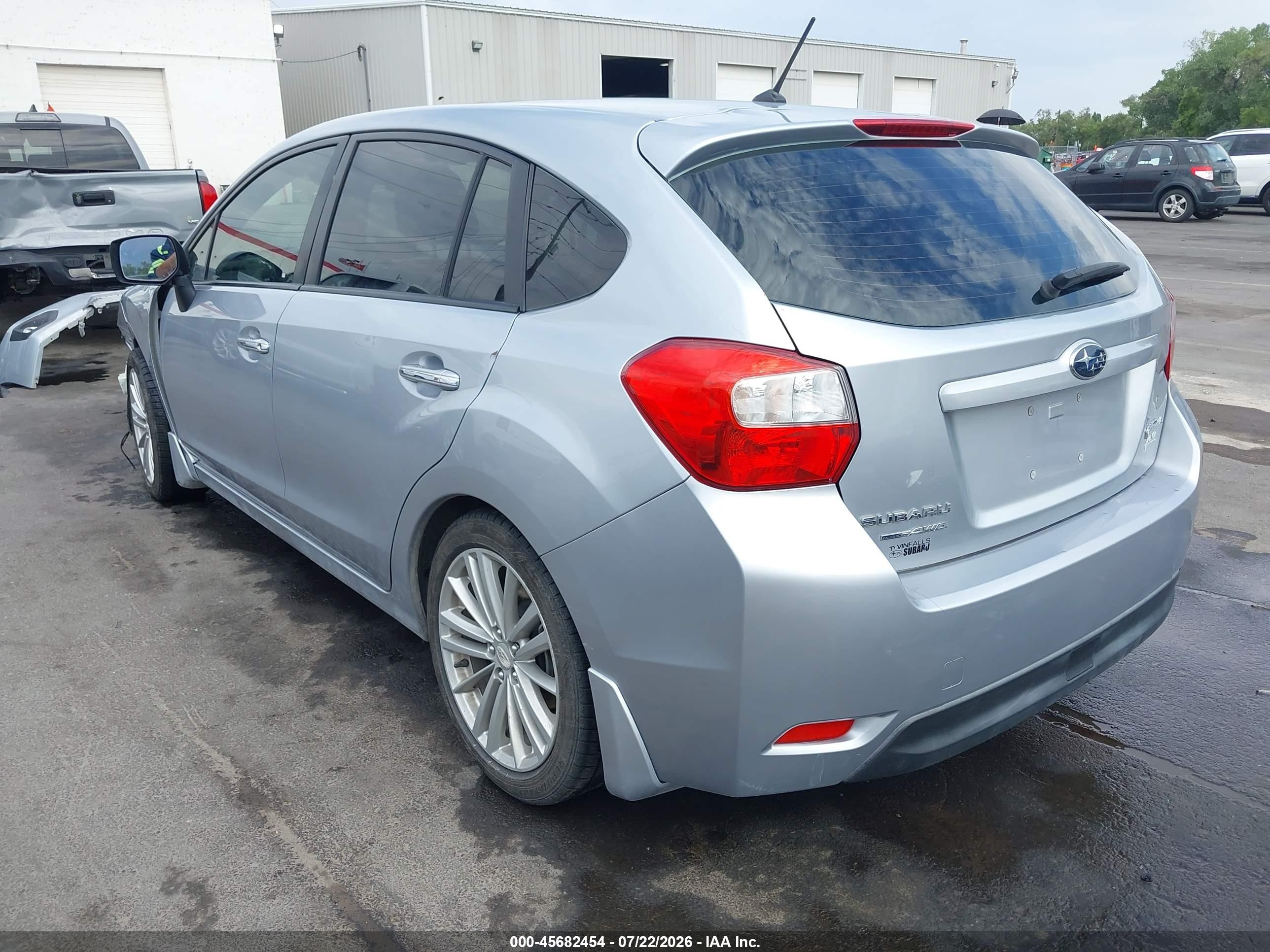 2013 Subaru Impreza 2.0i Limited Silver vin: JF1GPAH61D2827501