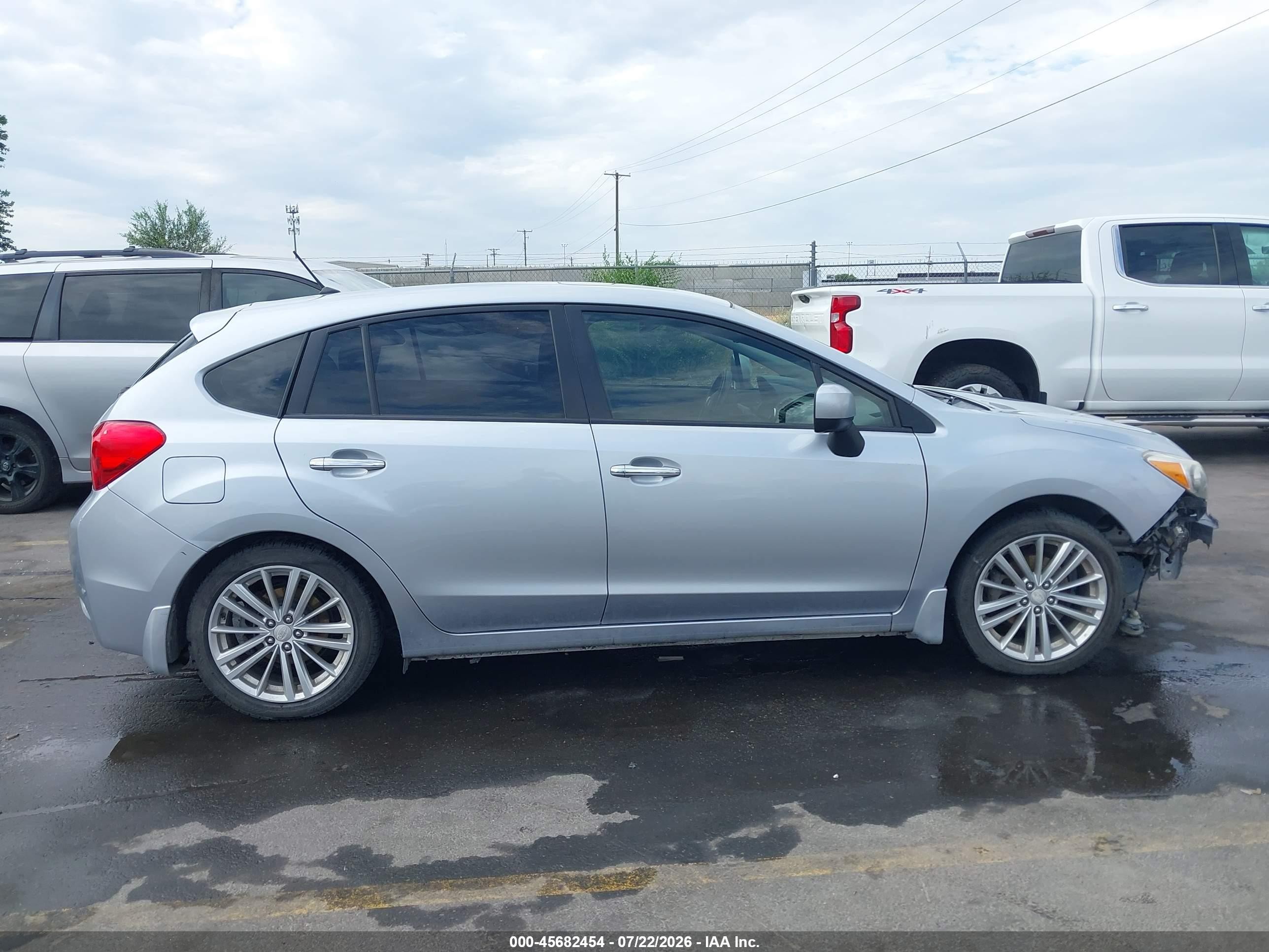 2013 Subaru Impreza 2.0i Limited Silver vin: JF1GPAH61D2827501