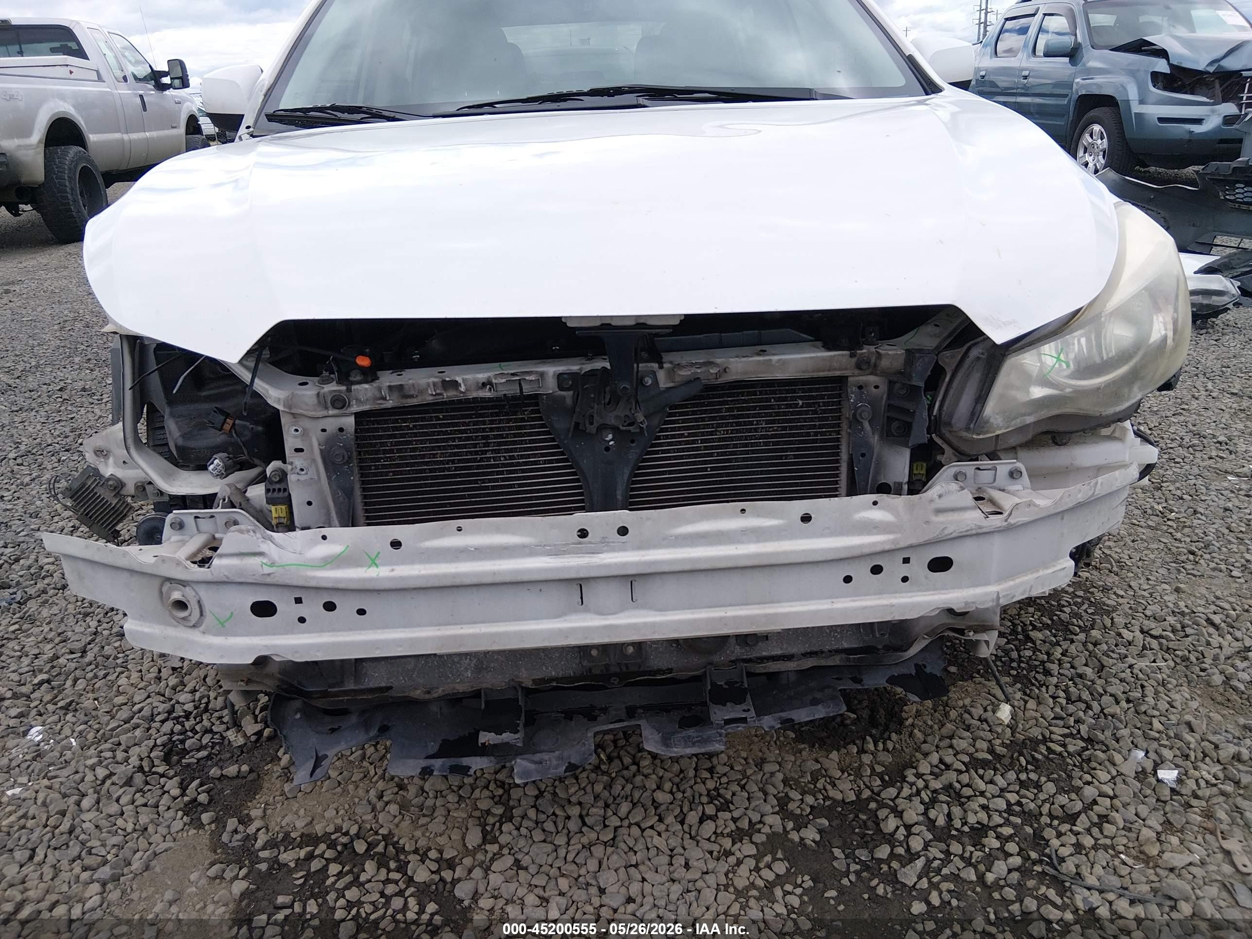 2013 Subaru Impreza 2.0i Limited White vin: JF1GPAH61DH809870