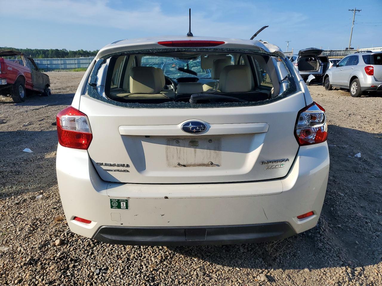 2014 Subaru Impreza Limited White vin: JF1GPAH63E8231871