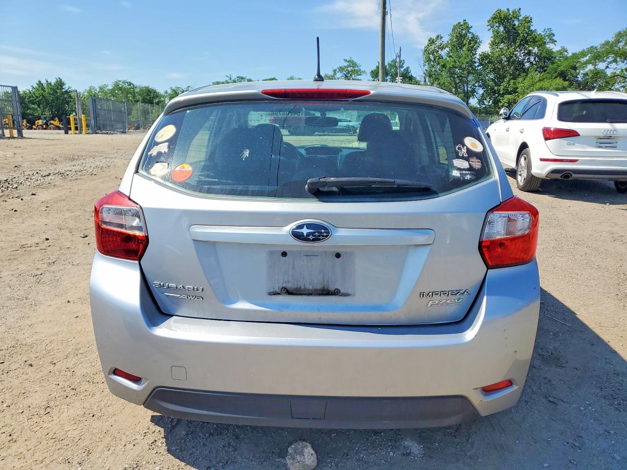 2013 Subaru Impreza Limited Silver vin: JF1GPAH64D2884551