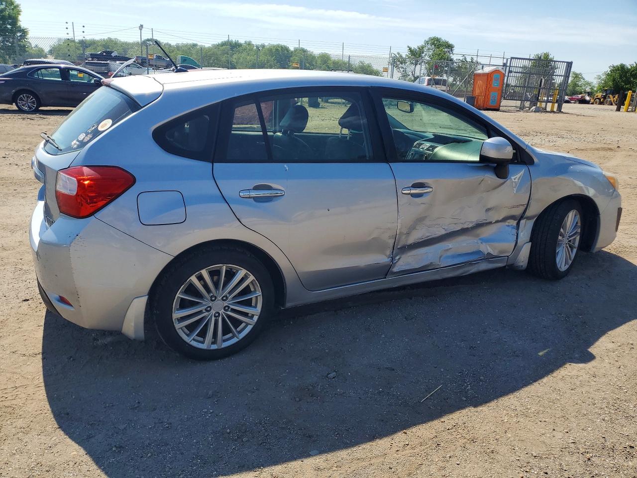 2013 Subaru Impreza Limited Silver vin: JF1GPAH64D2884551