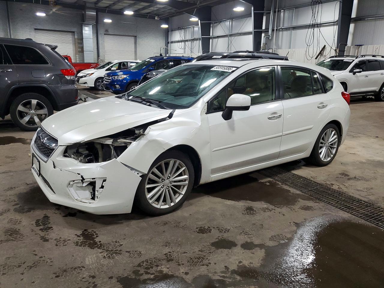 2013 Subaru Impreza Limited White vin: JF1GPAH65DH211491