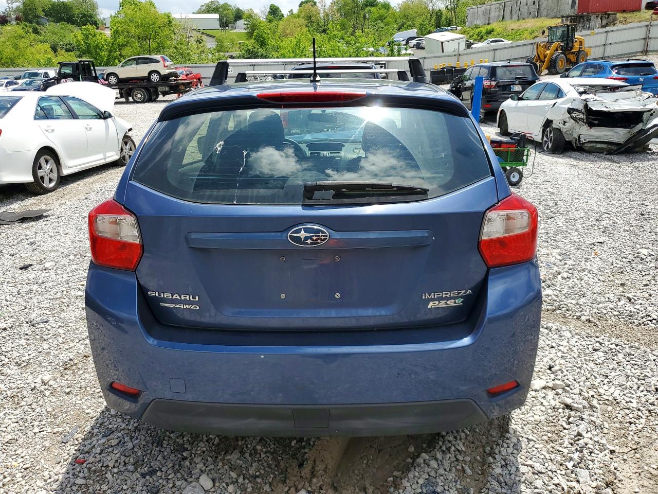 2013 Subaru Impreza Limited Blue vin: JF1GPAH66D2800486