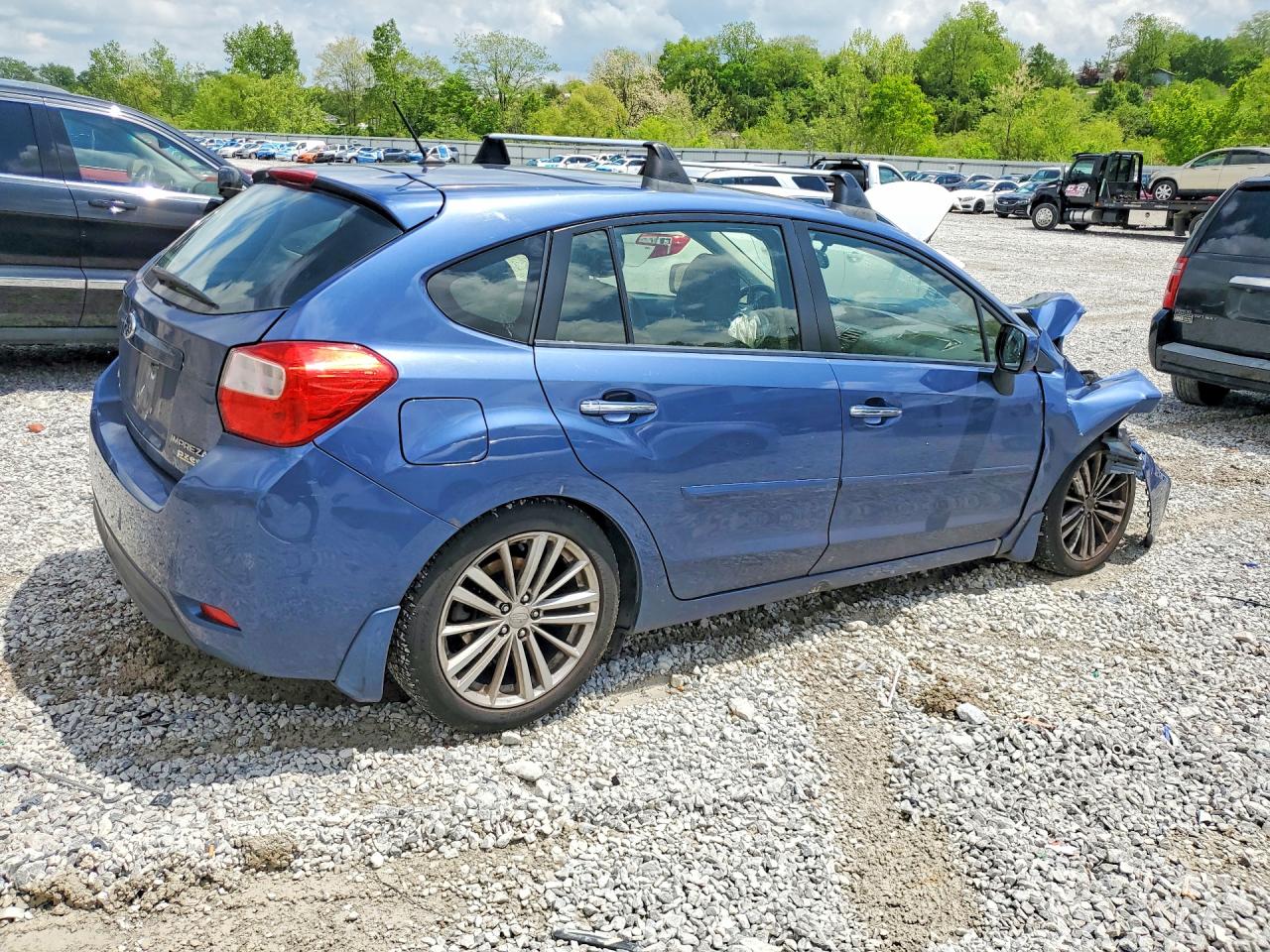 2013 Subaru Impreza Limited Blue vin: JF1GPAH66D2800486