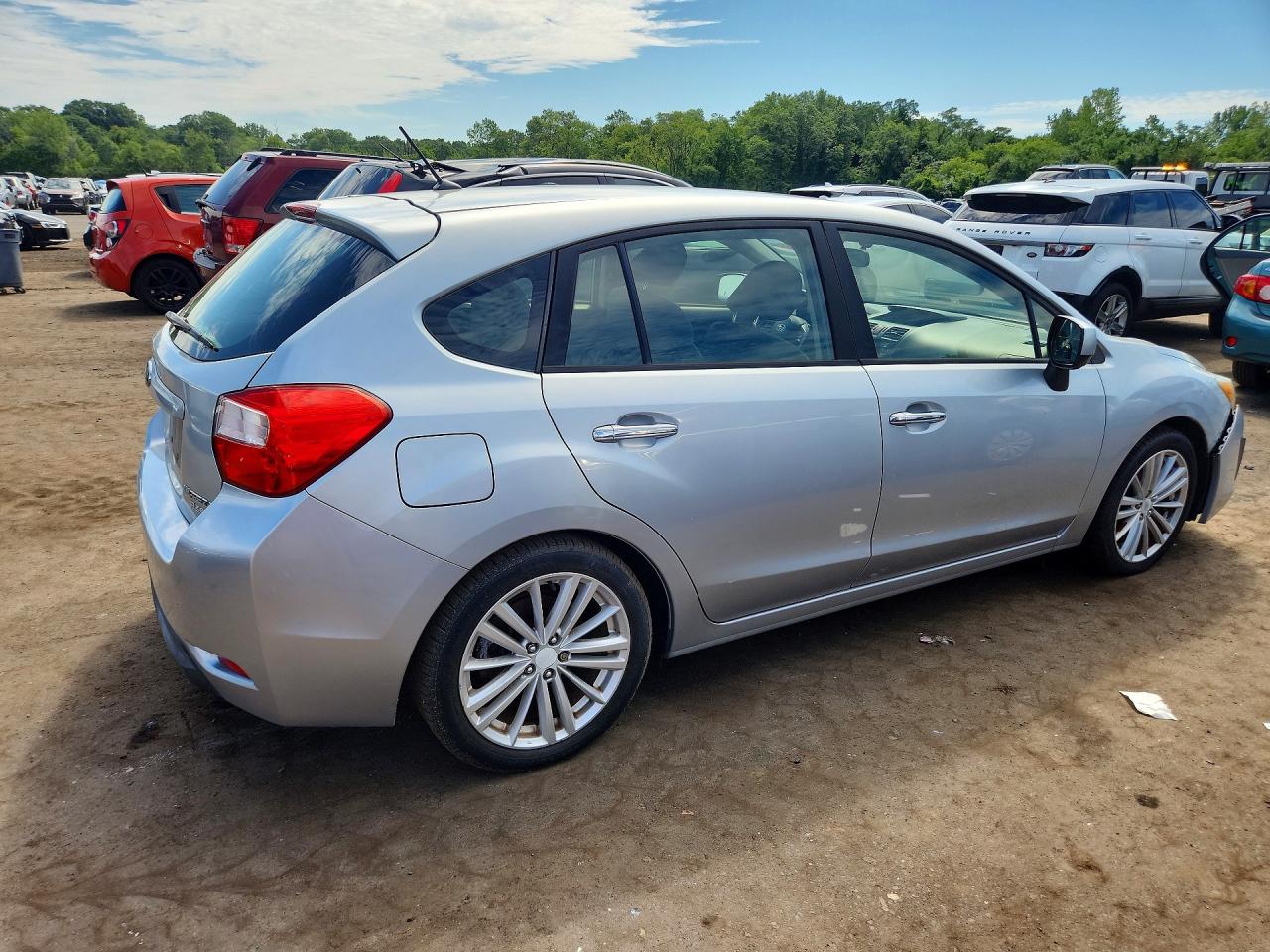 2013 Subaru Impreza Limited Silver vin: JF1GPAH66D2838560