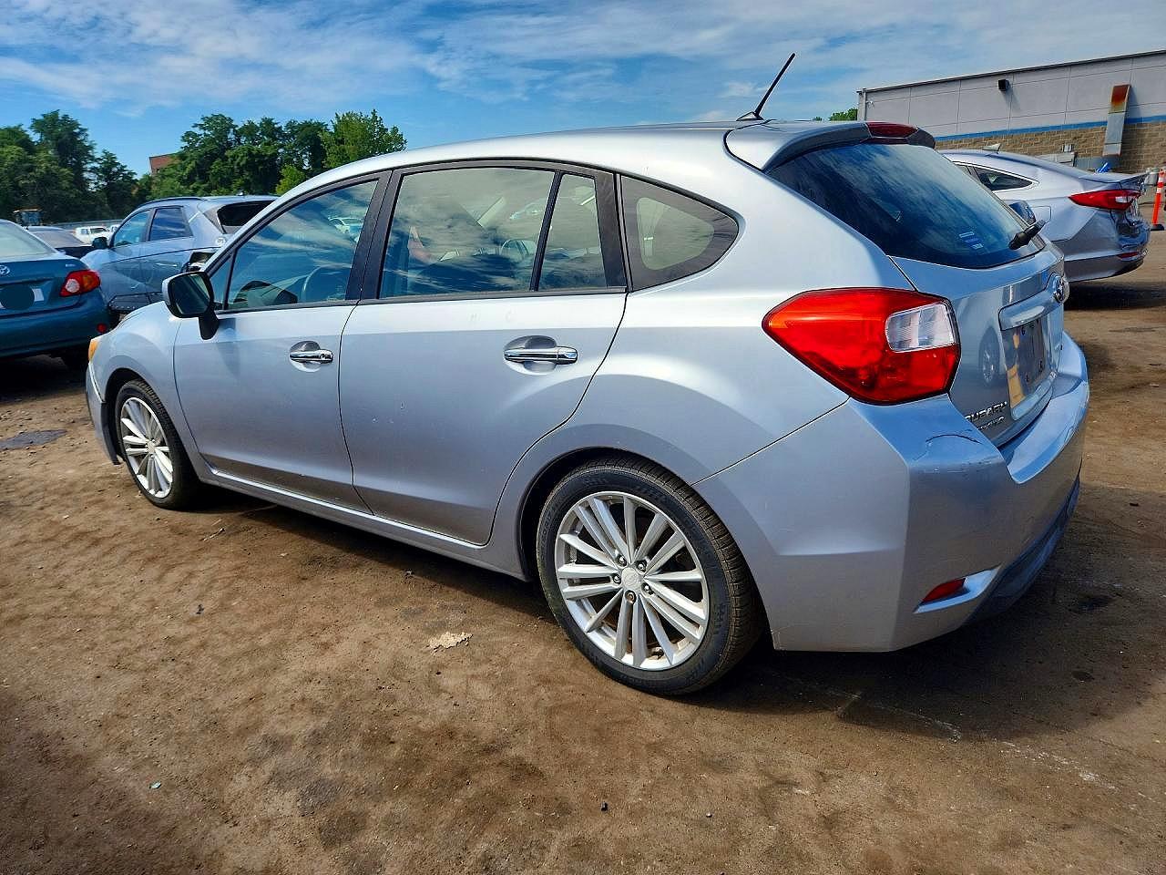 2013 Subaru Impreza Limited Silver vin: JF1GPAH66D2838560