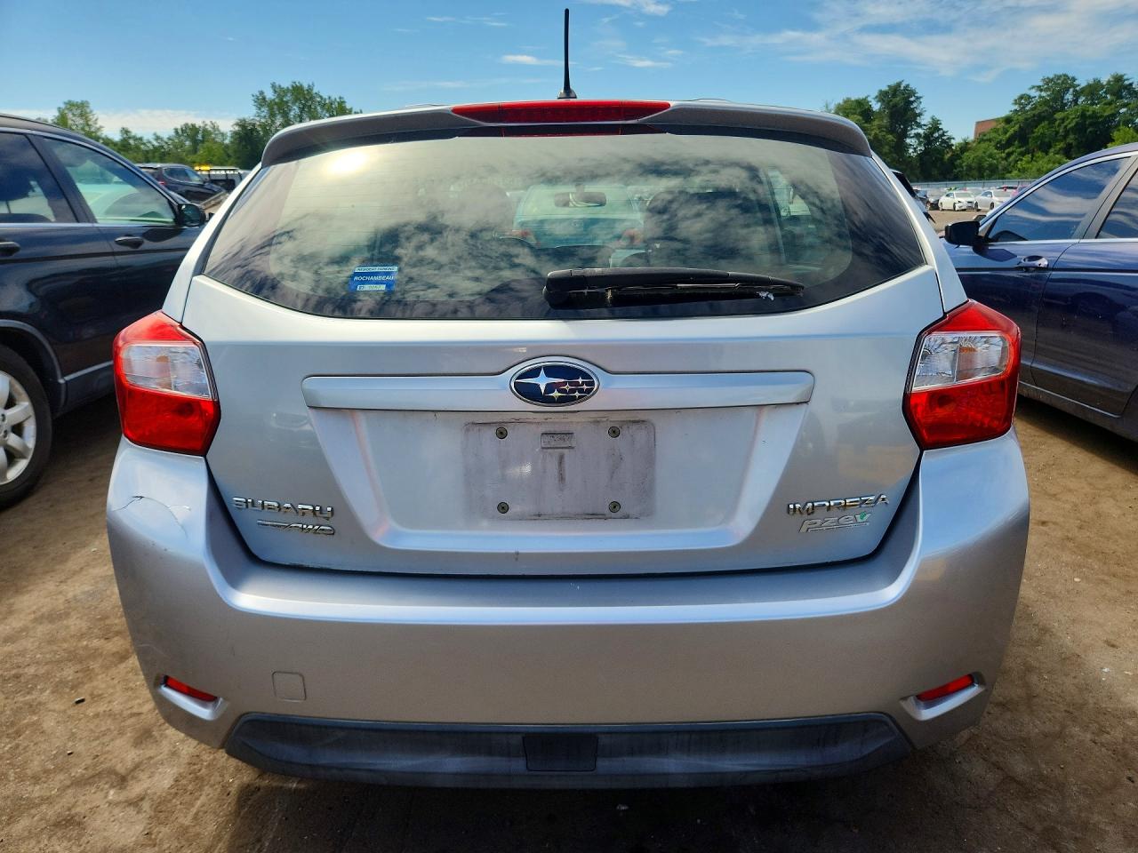 2013 Subaru Impreza Limited Silver vin: JF1GPAH66D2838560