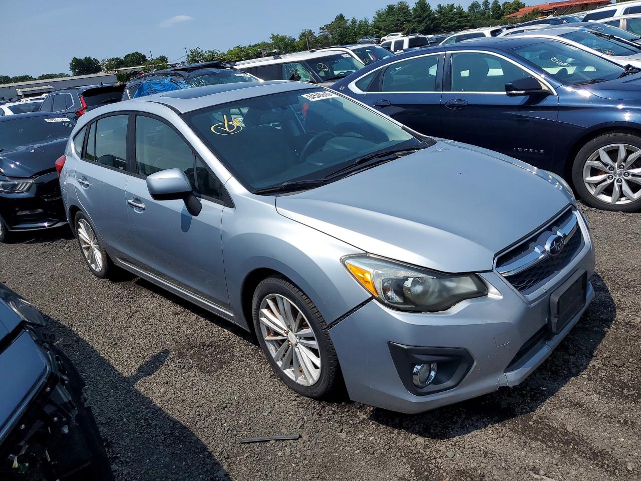 2013 Subaru Impreza Limited Silver vin: JF1GPAH66D2838560